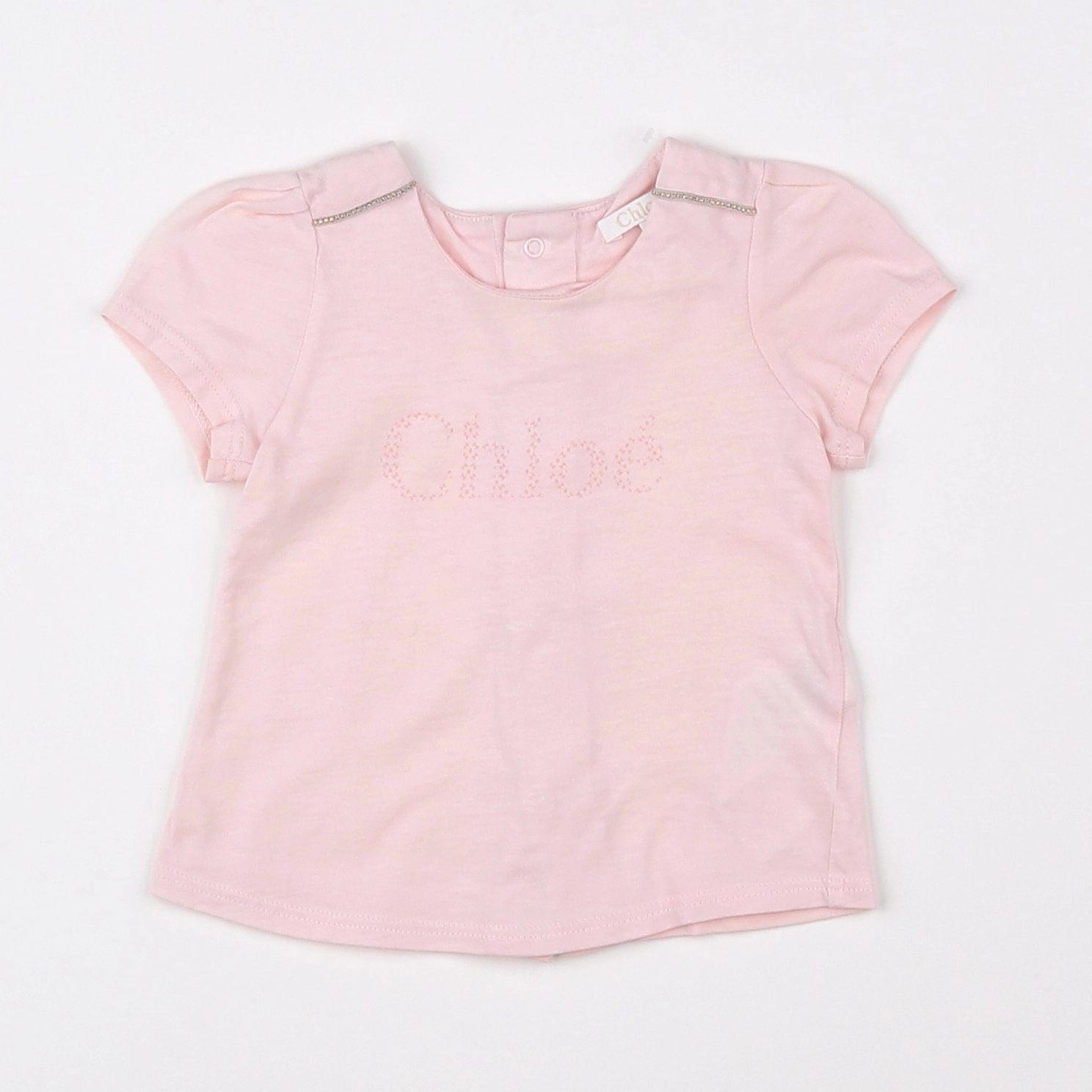 Chloé - tee-shirt rose - 3 mois