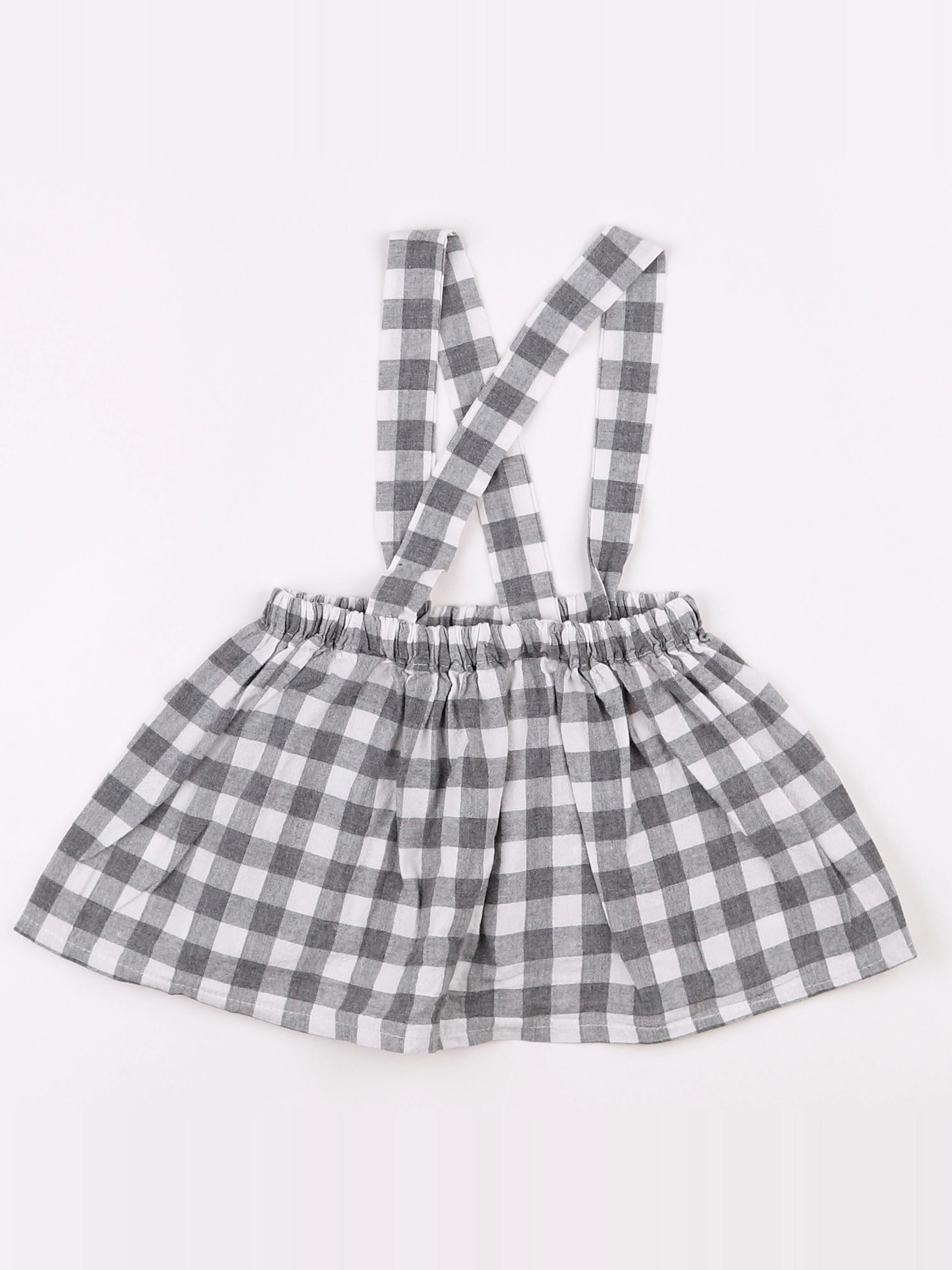 Lola Palacios - jupe blanc, gris - 18 mois