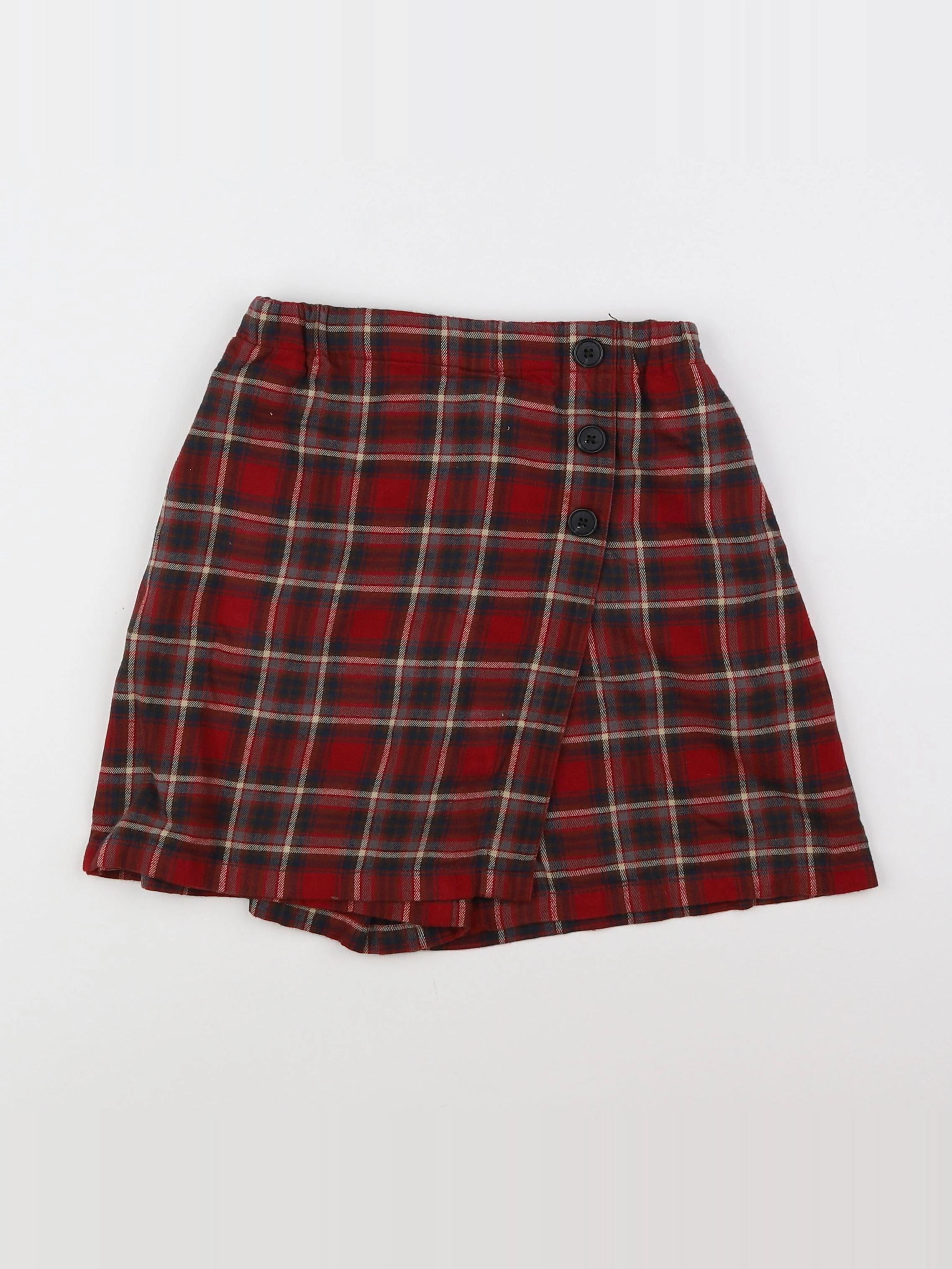 Uniqlo - jupe short rouge - 7/8 ans