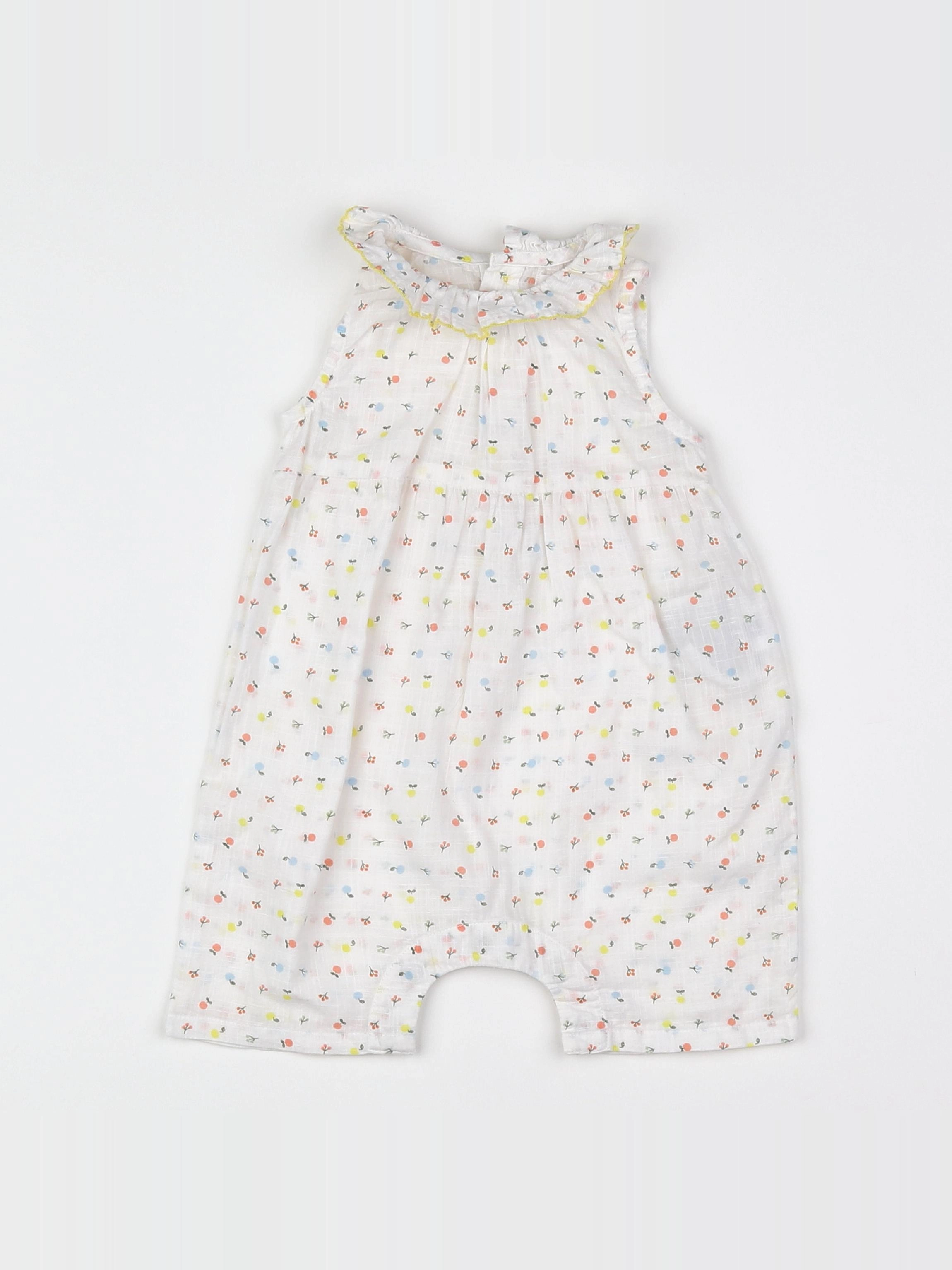 Boutchou - combinaison multicolore - 6 mois