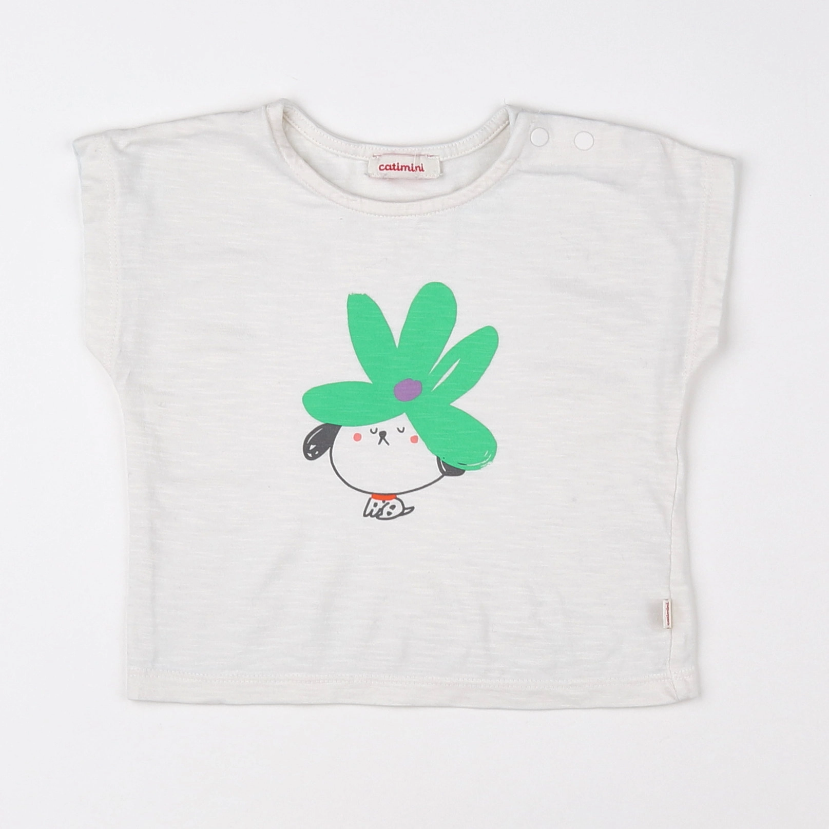 Catimini - tee-shirt beige - 9 mois