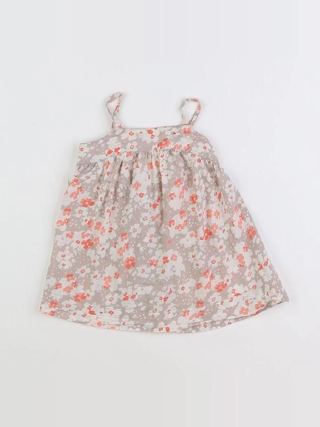 Arsène et les pipelettes - robe gris, rose - 18 mois