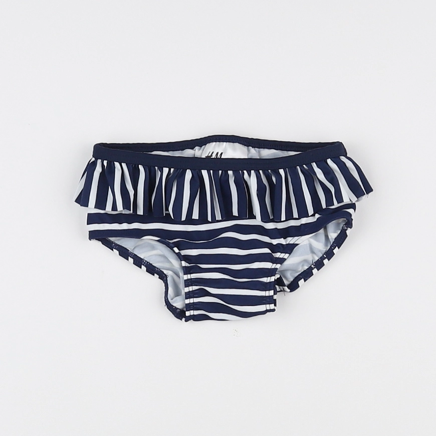 H&M - maillot de bain bleu - 2/6 mois