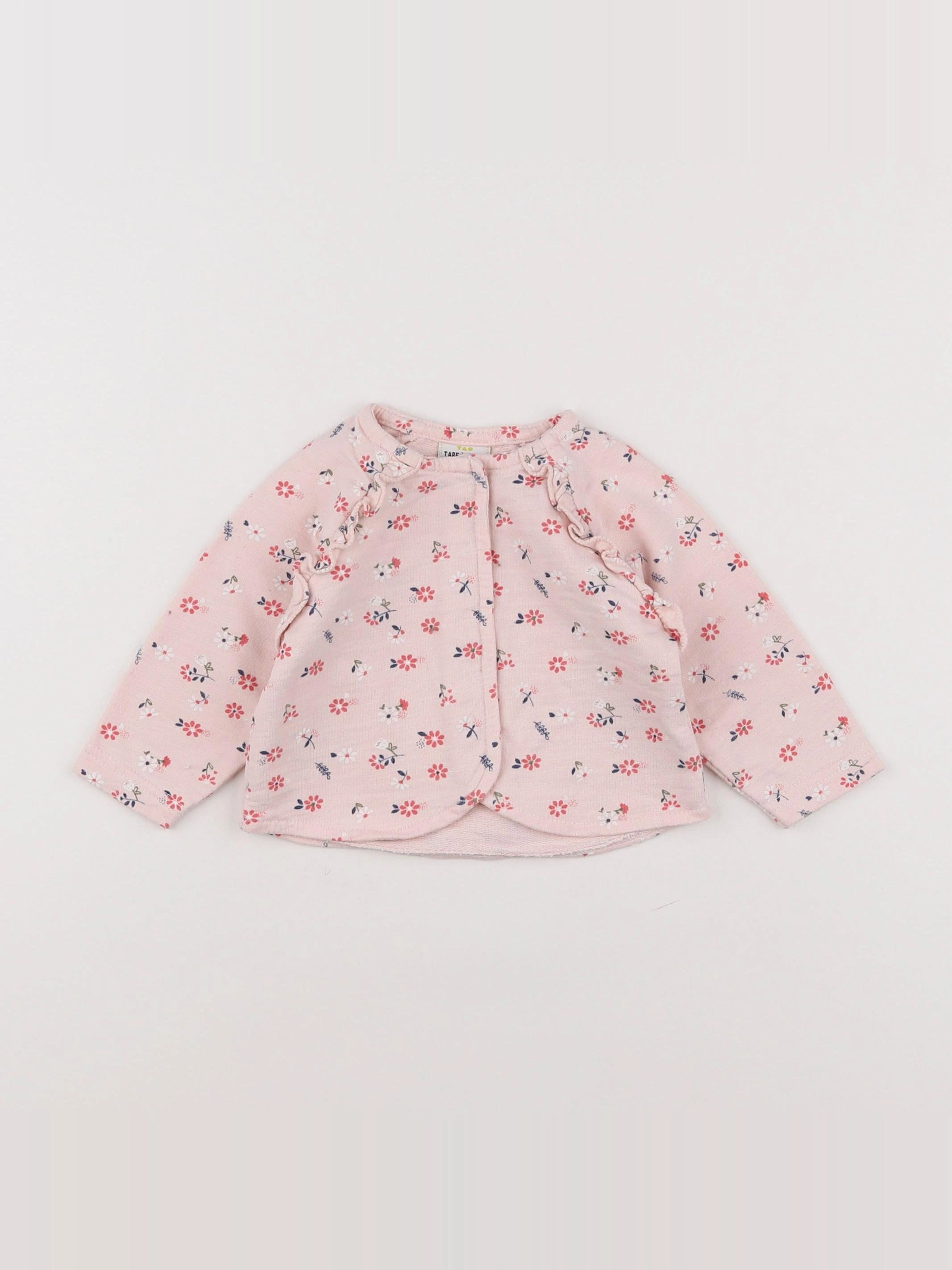 Tape à l'oeil - gilet rose - 6 mois