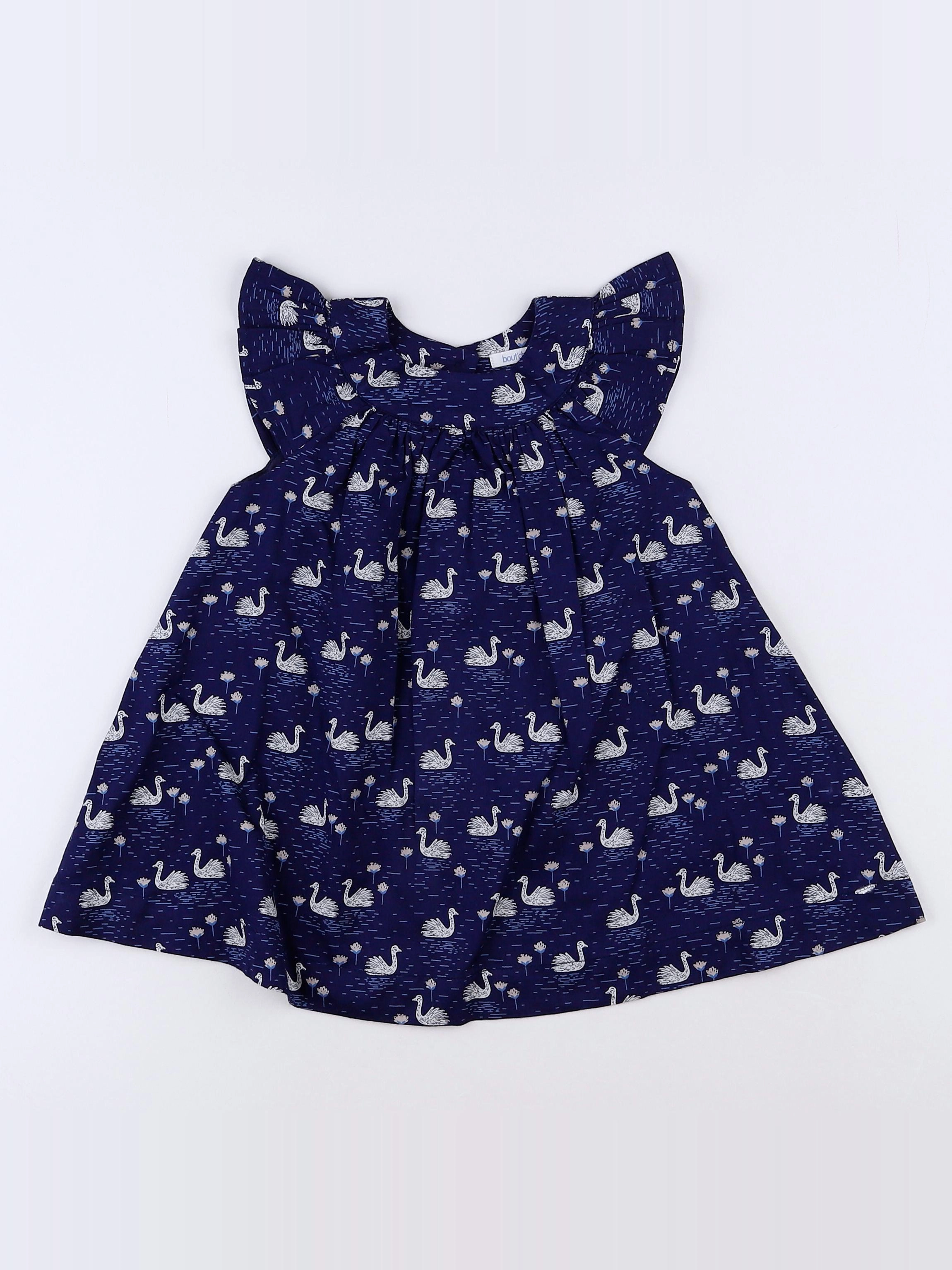 Boutchou - robe bleu - 9 mois