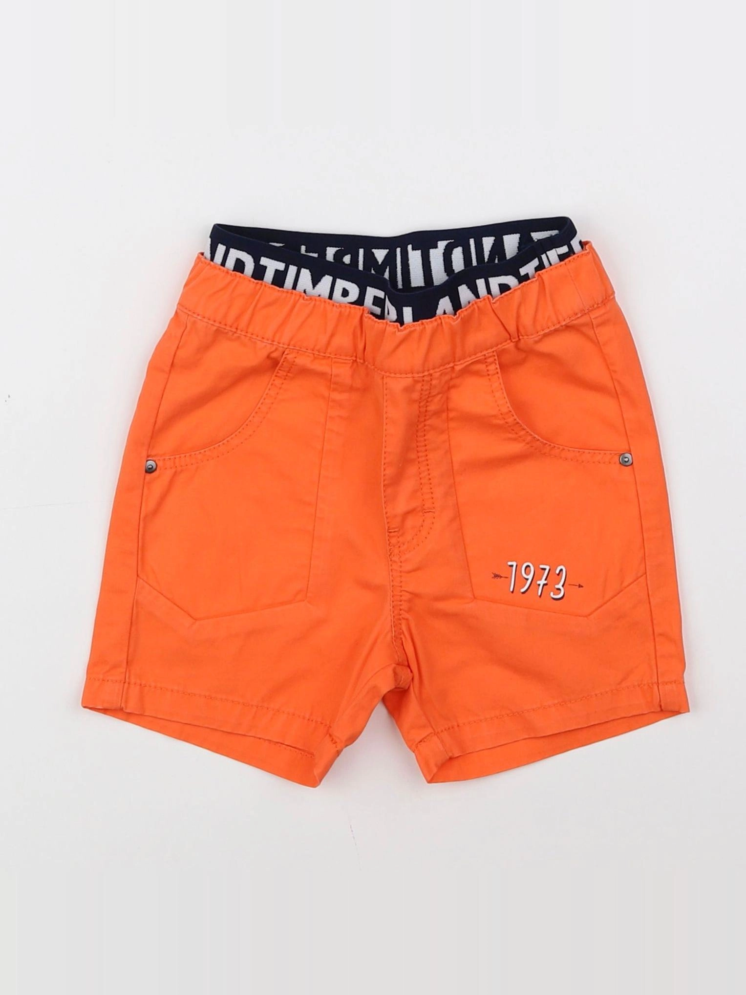 Timberland - short orange (état neuf) - 12 mois