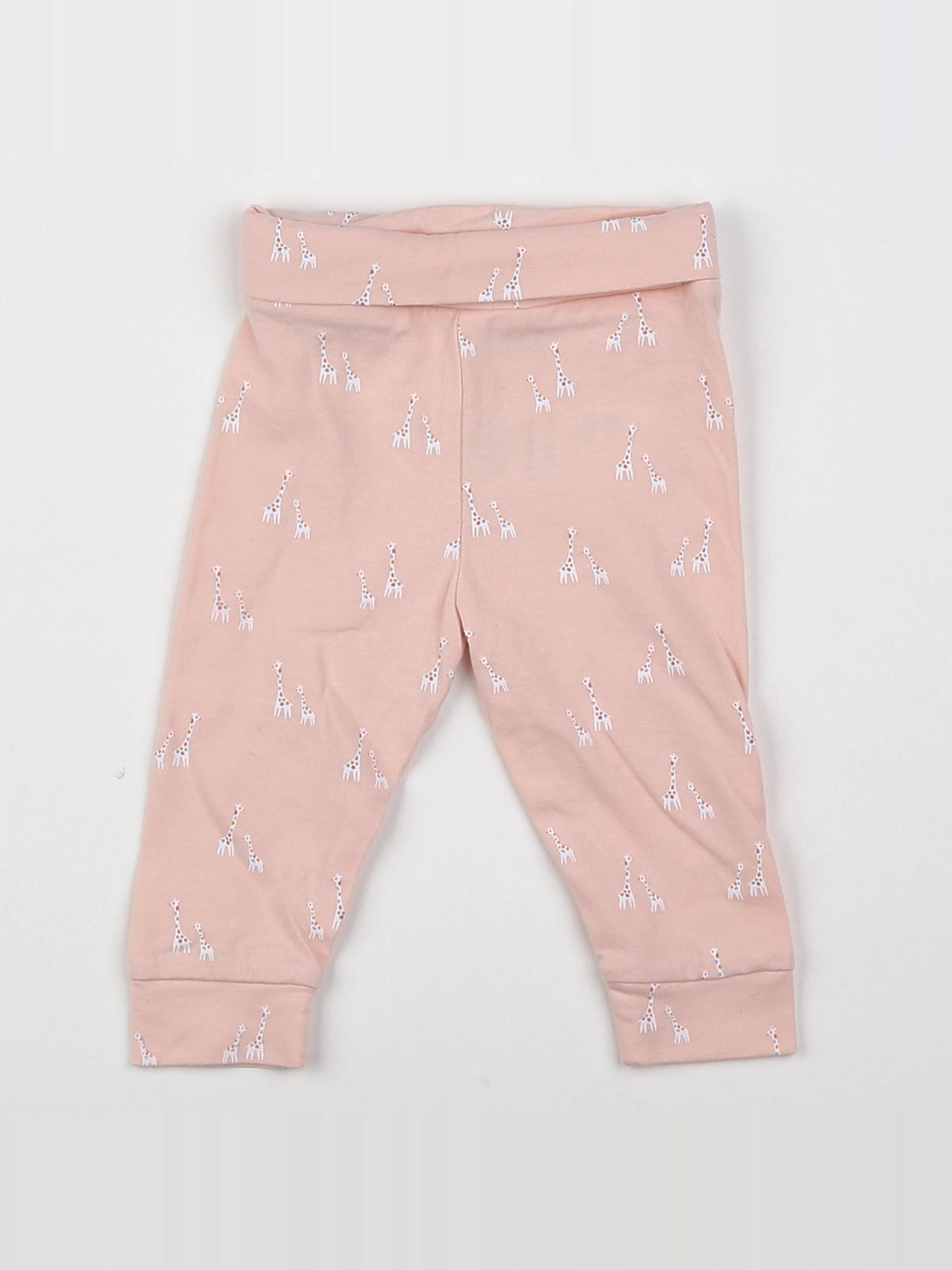 Vertbaudet - legging rose - 3 mois