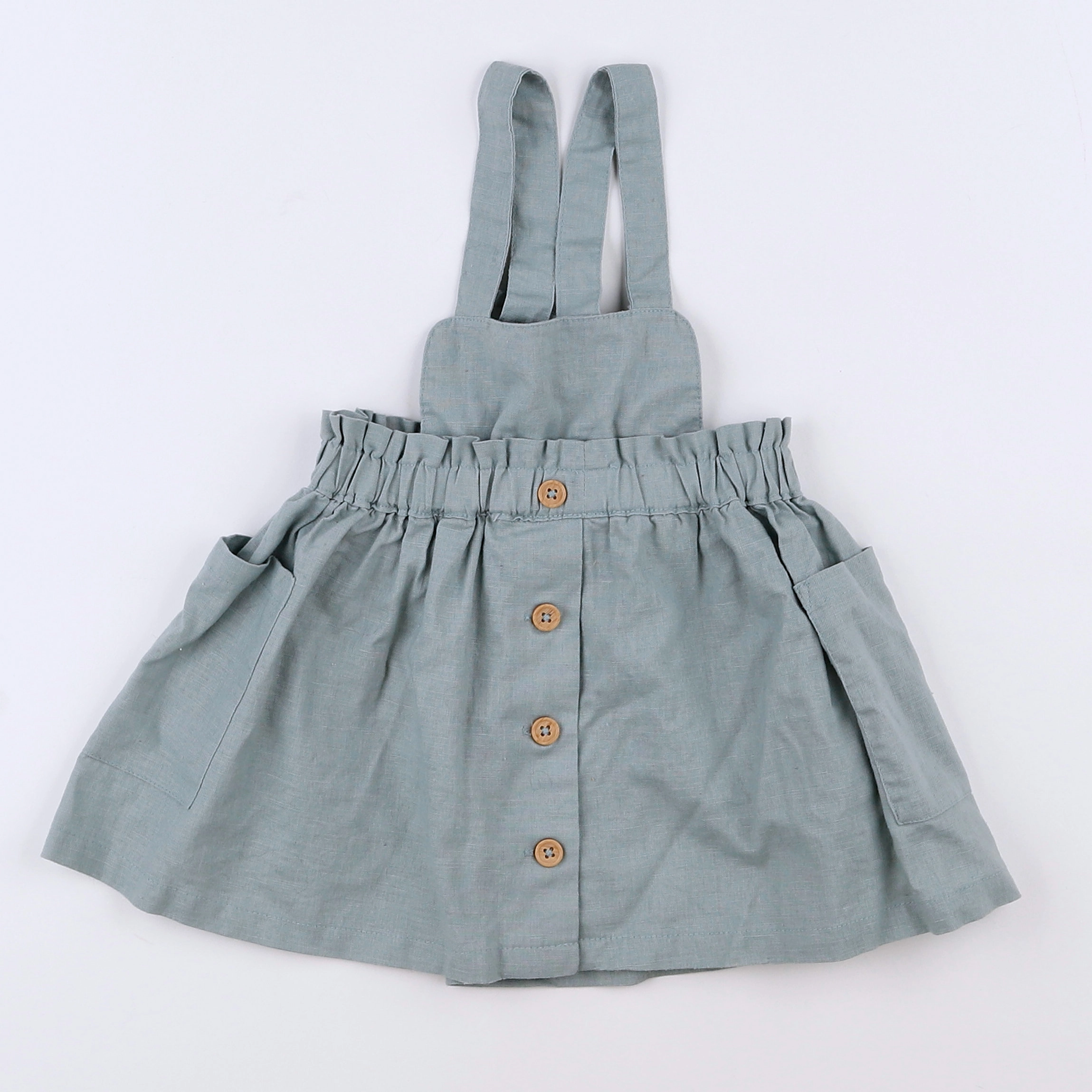 Vertbaudet - robe vert - 18 mois