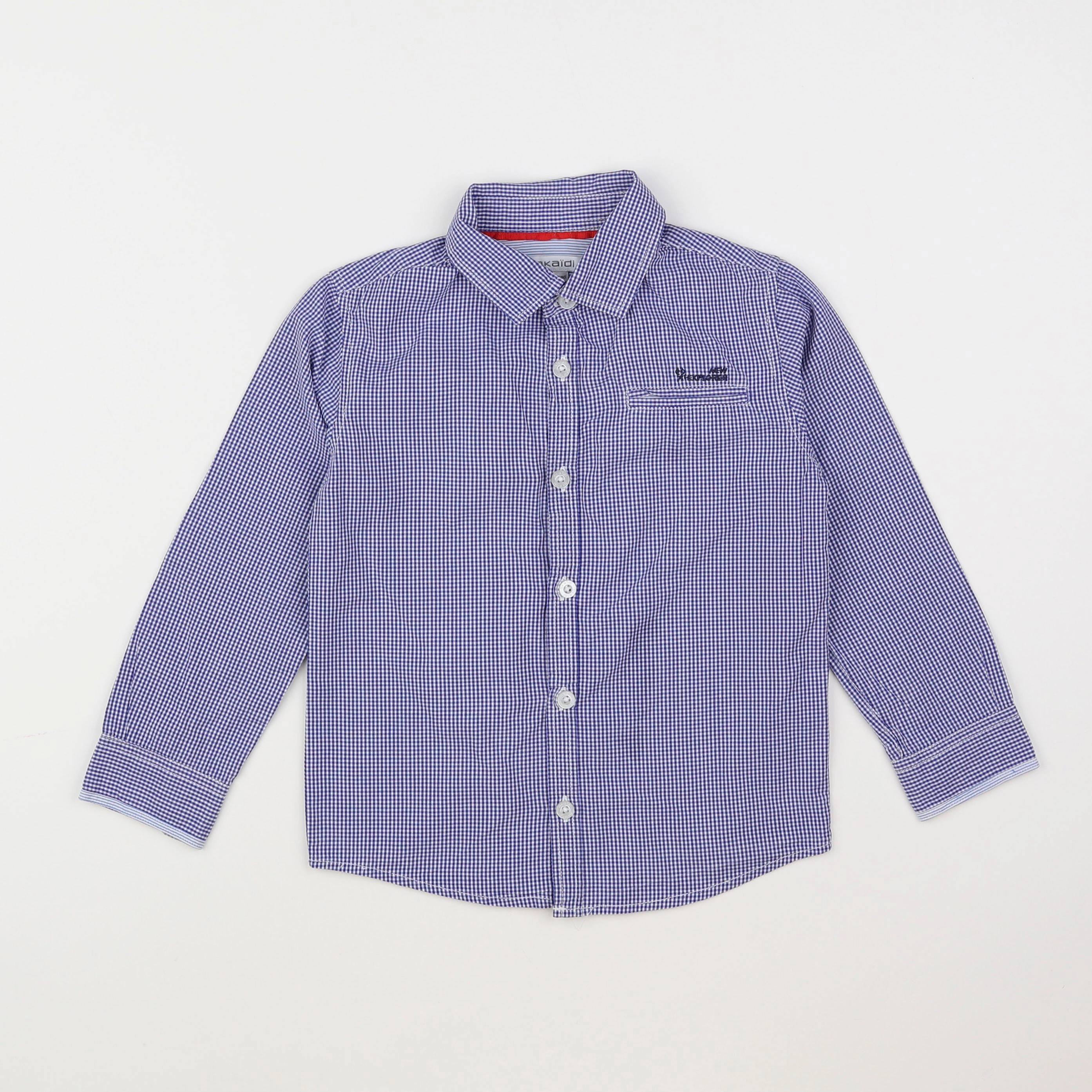 Okaidi - chemise bleu - 5 ans