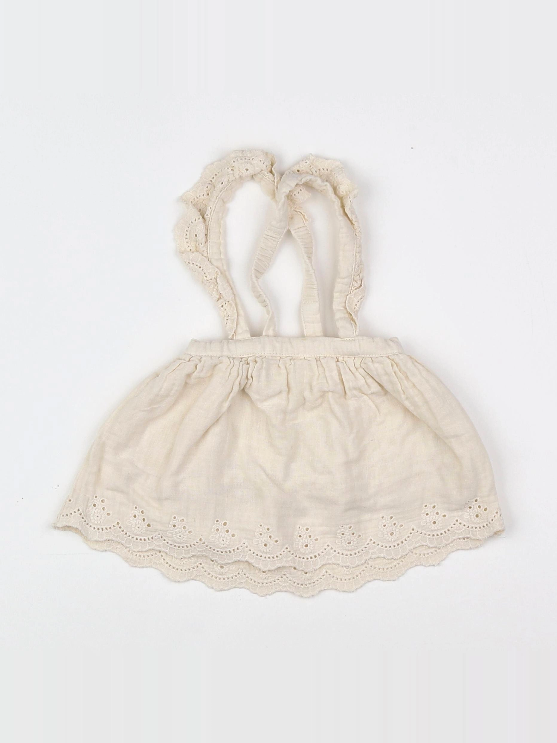 Vertbaudet - jupe beige - 3 mois