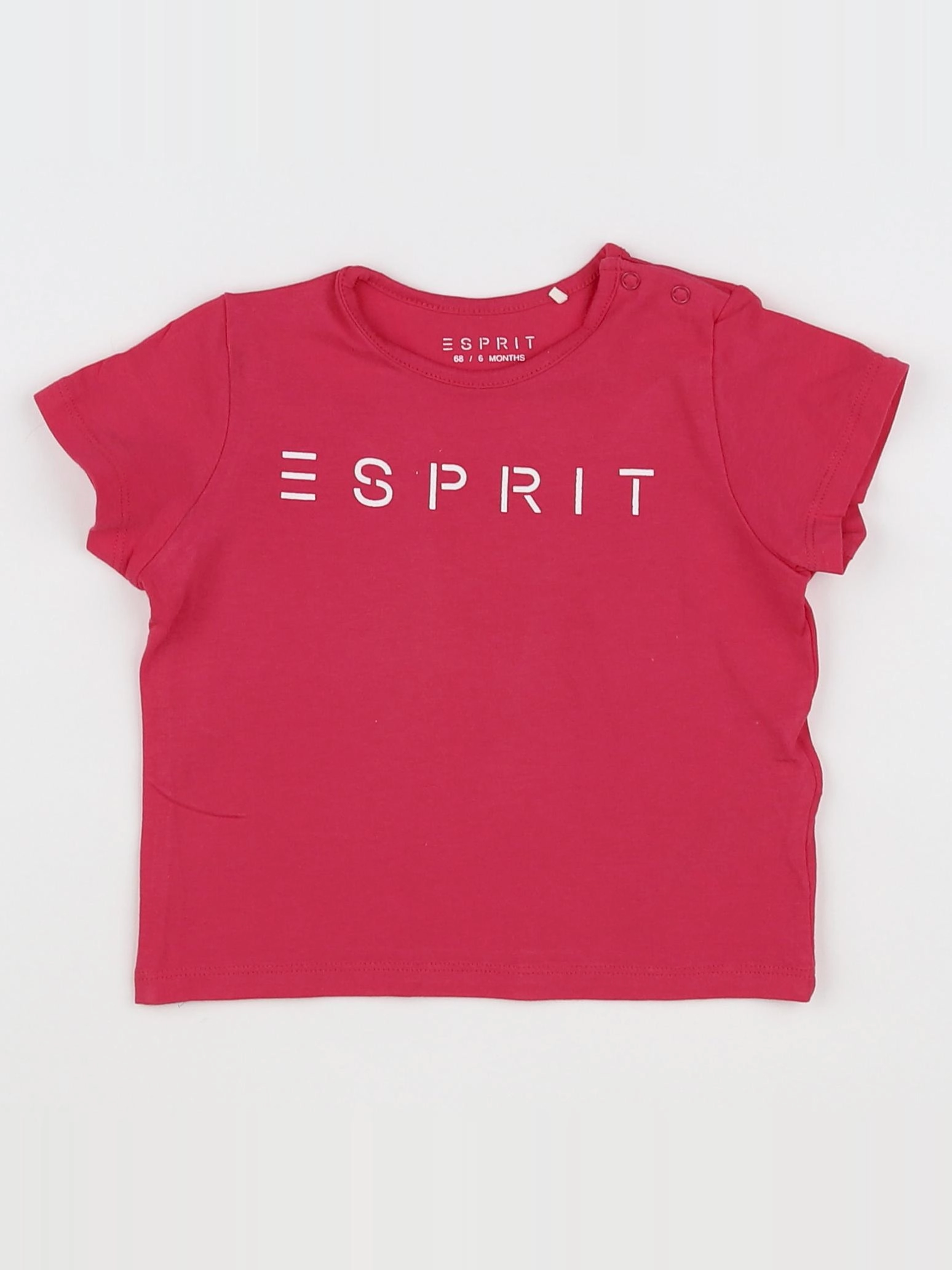 Esprit - tee-shirt rose - 6 mois