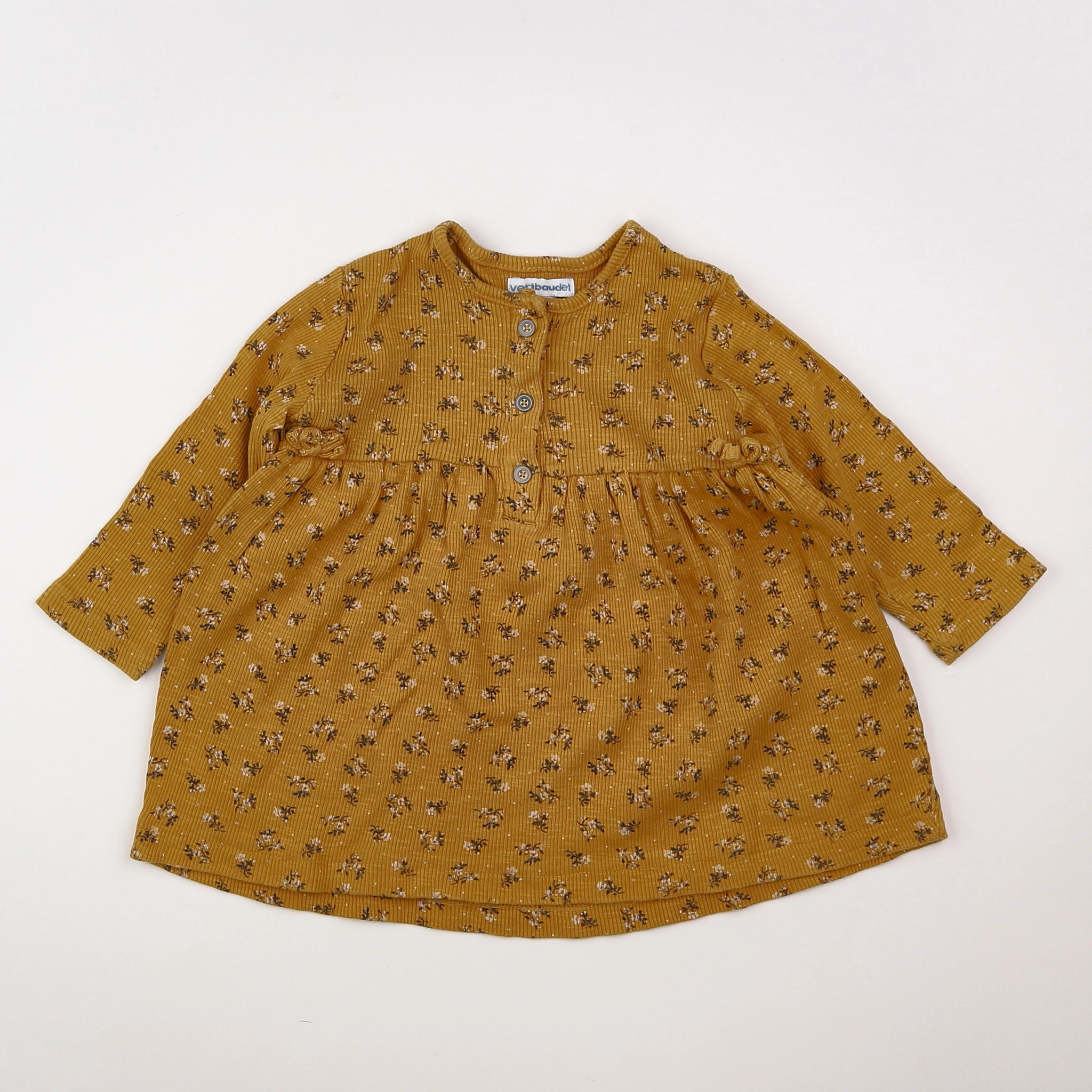 Vertbaudet - robe jaune - 18 mois