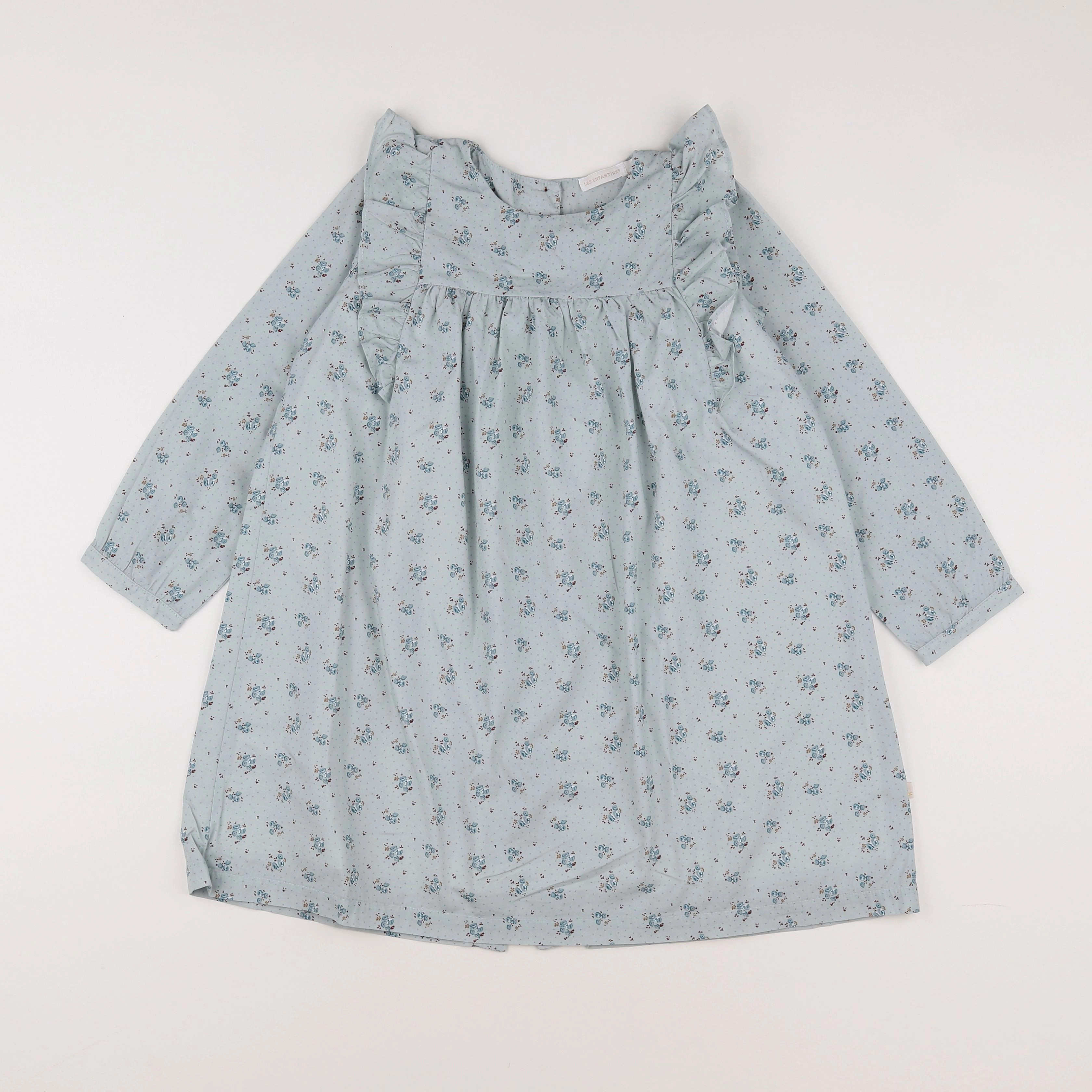 Les Enfantines - robe bleu - 6 ans