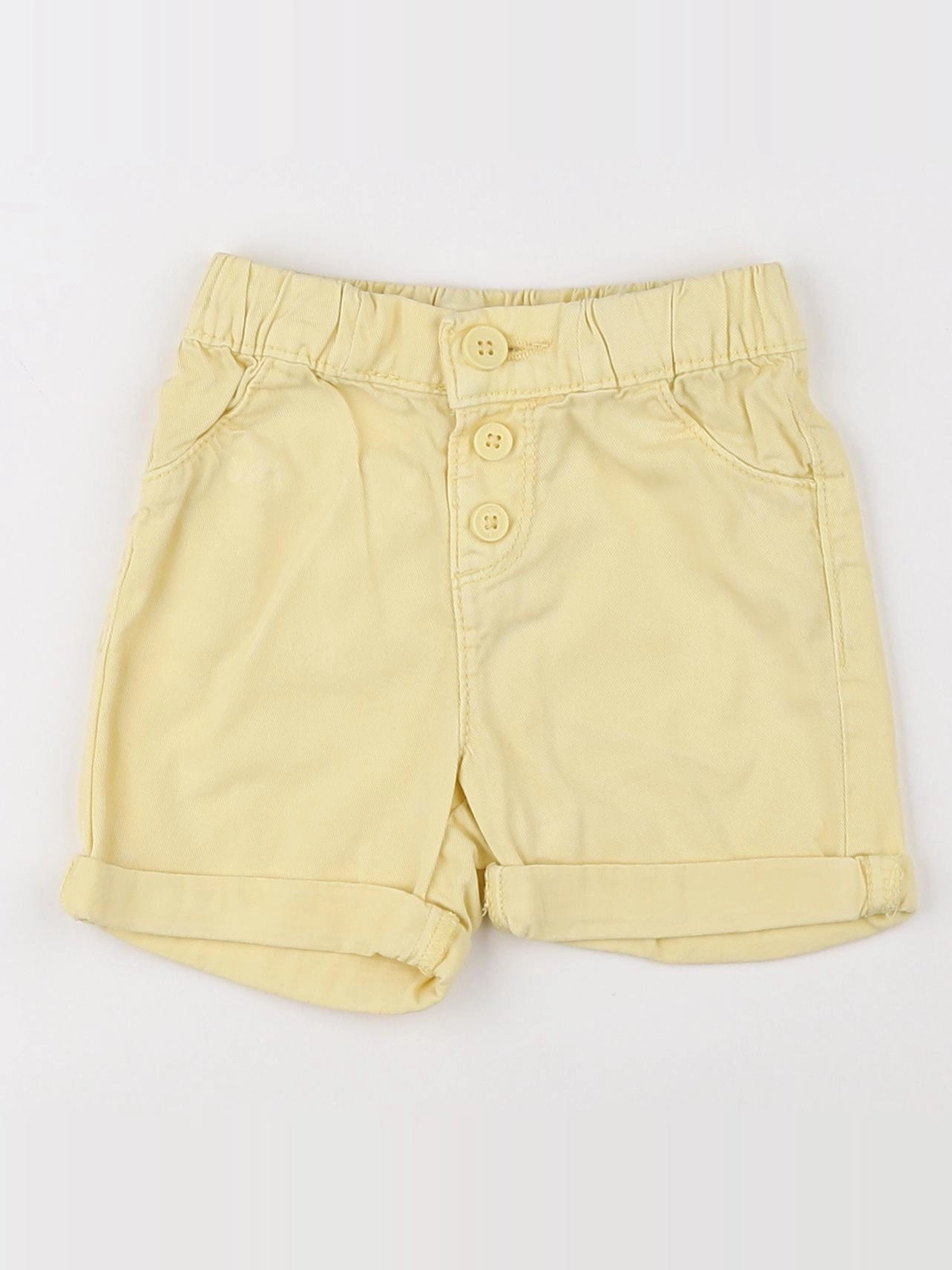 Tape à l'oeil - short jaune - 9 mois