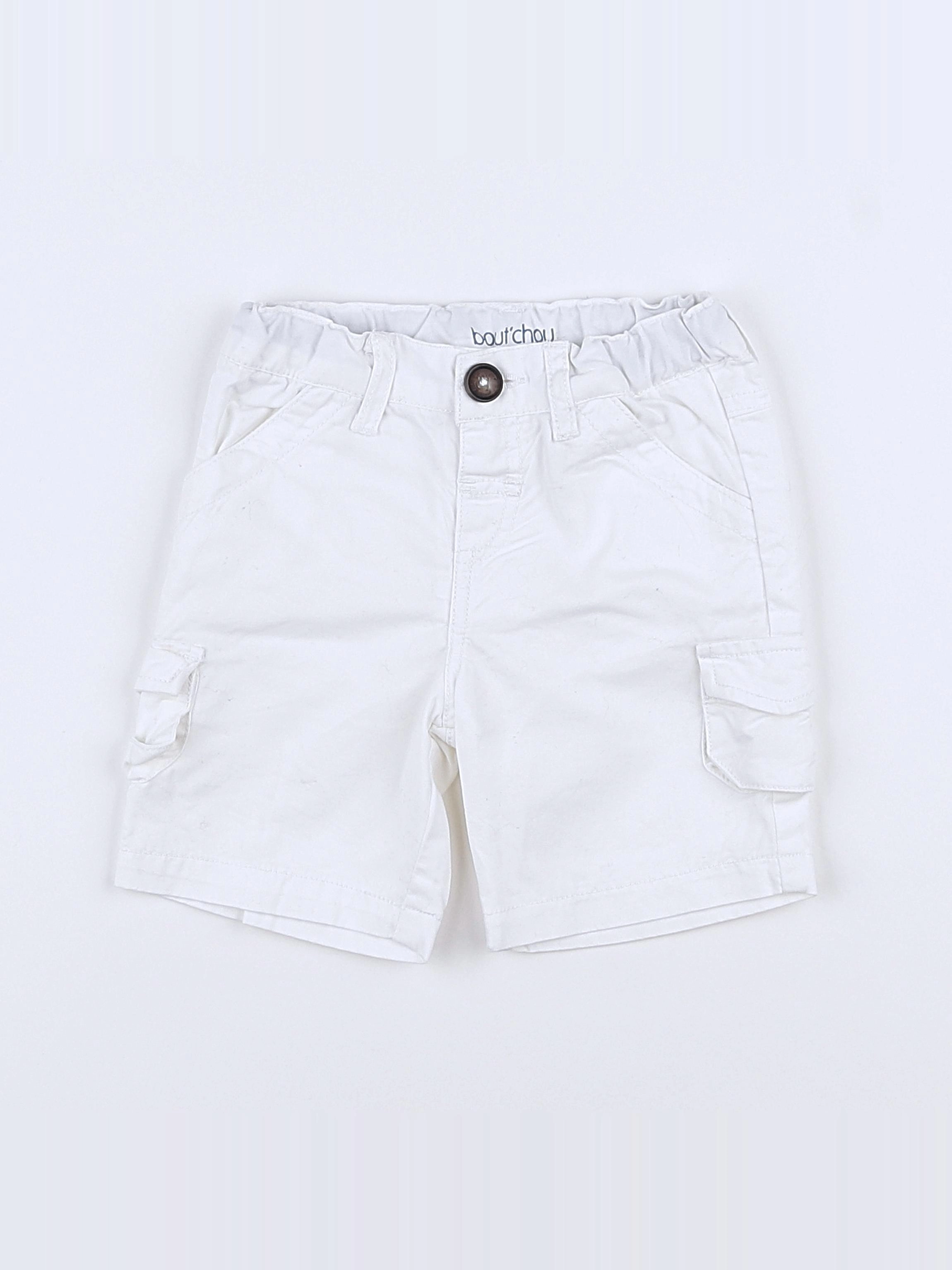 Boutchou - short blanc - 6 mois