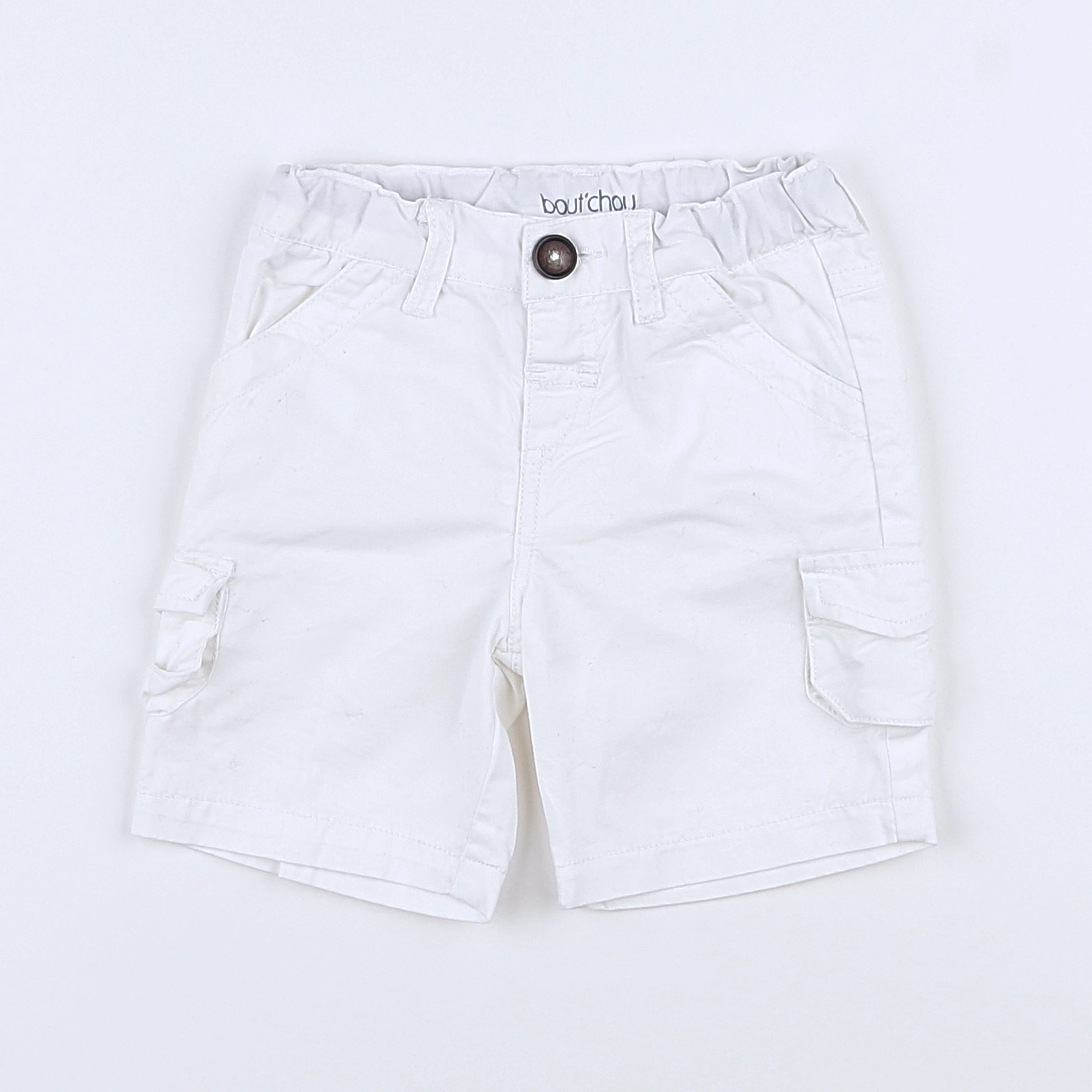 Boutchou - short blanc - 6 mois