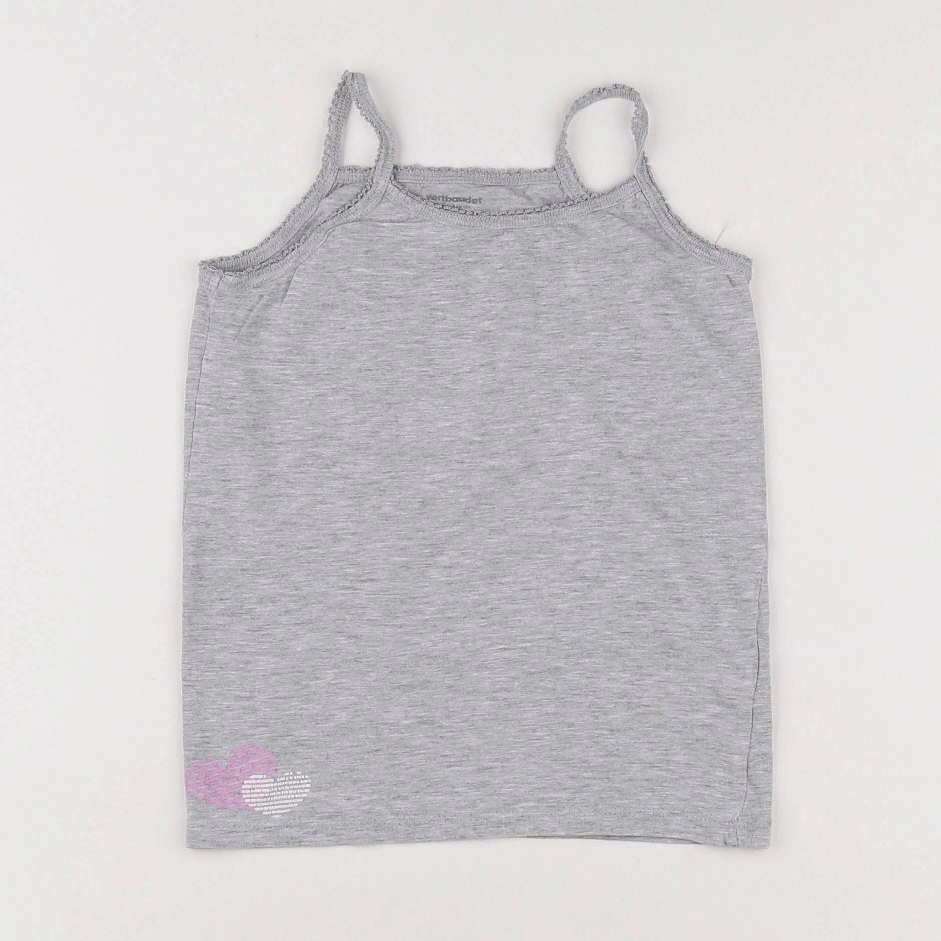 Vertbaudet - maillot de corps gris - 6 ans