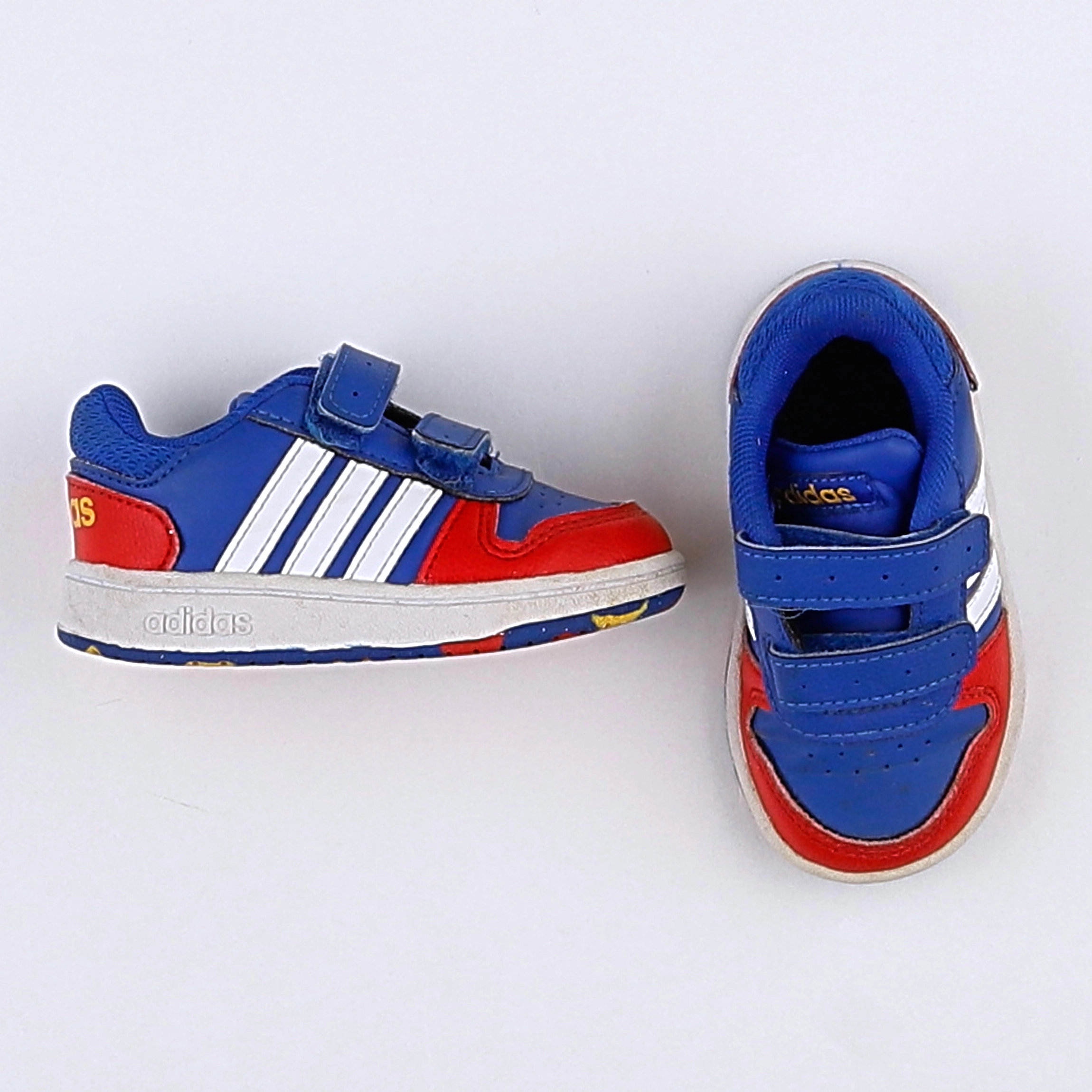 Adidas - baskets bleu, rouge, blanc - pointure 20