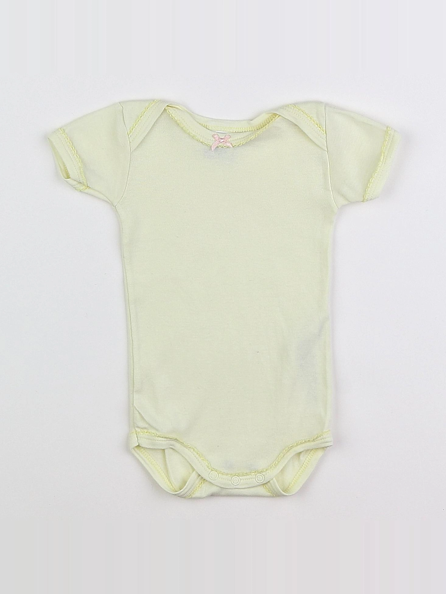 Petit Bateau - body jaune - 3 mois