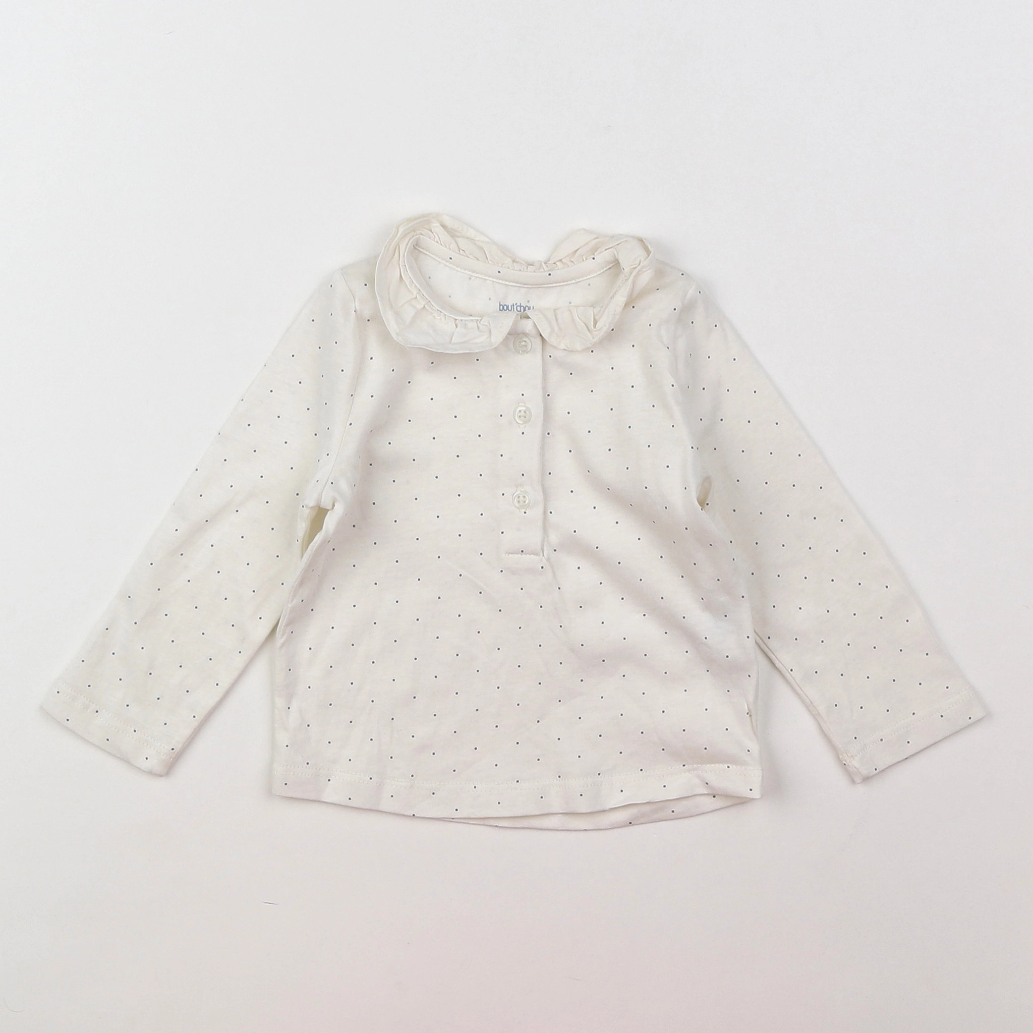 Boutchou - tee-shirt beige - 9 mois