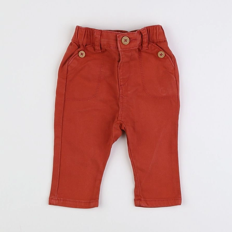 Tape à l'oeil - pantalon orange - 3 mois