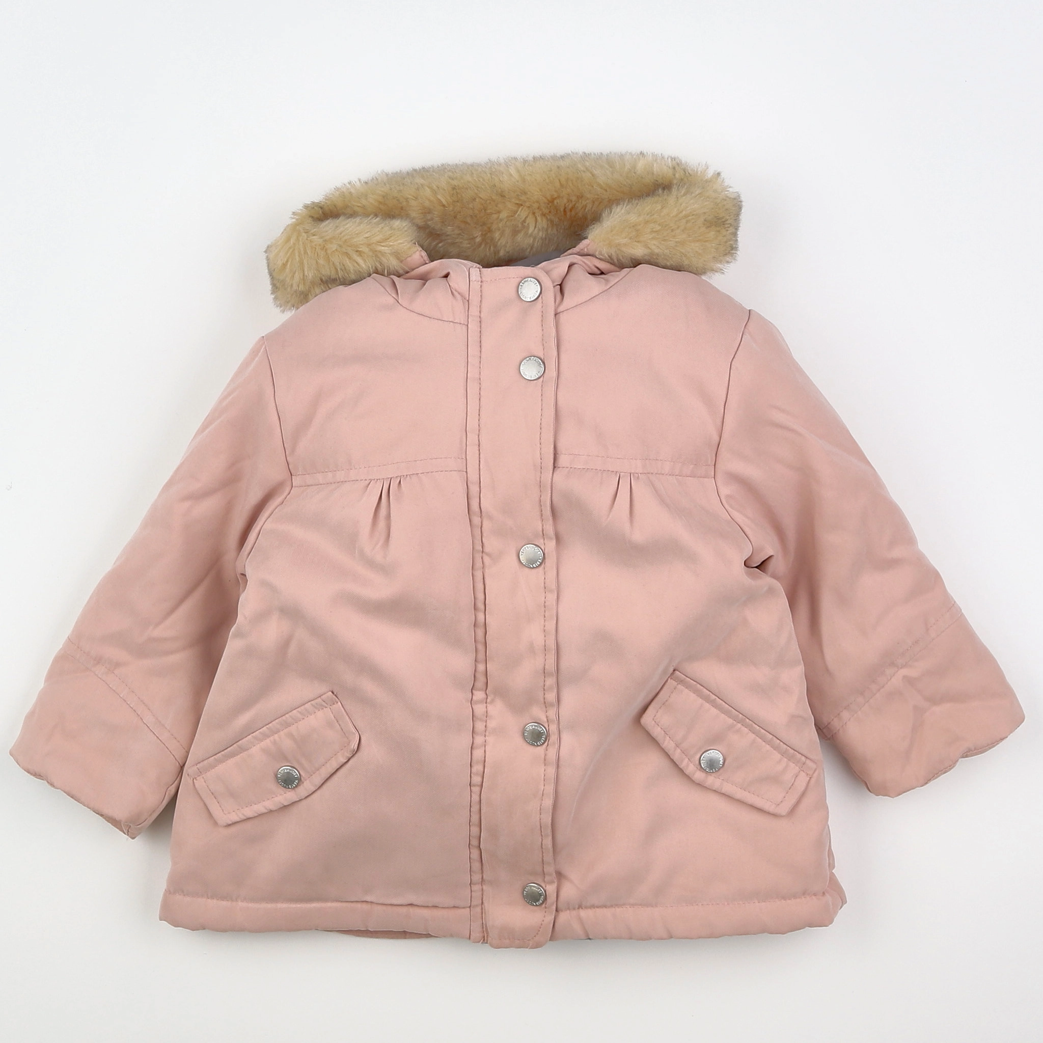 Vertbaudet - parka rose - 12 mois