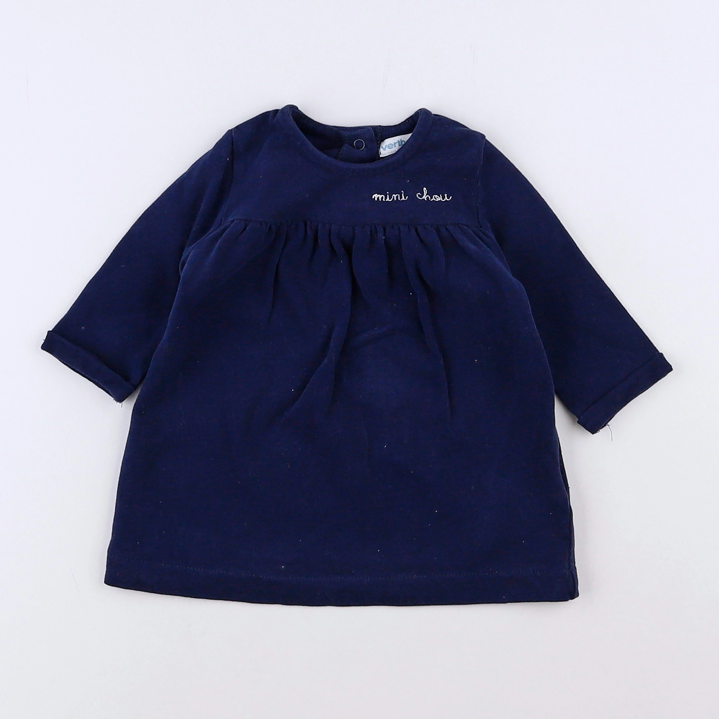 Vertbaudet - robe bleu - 3 mois