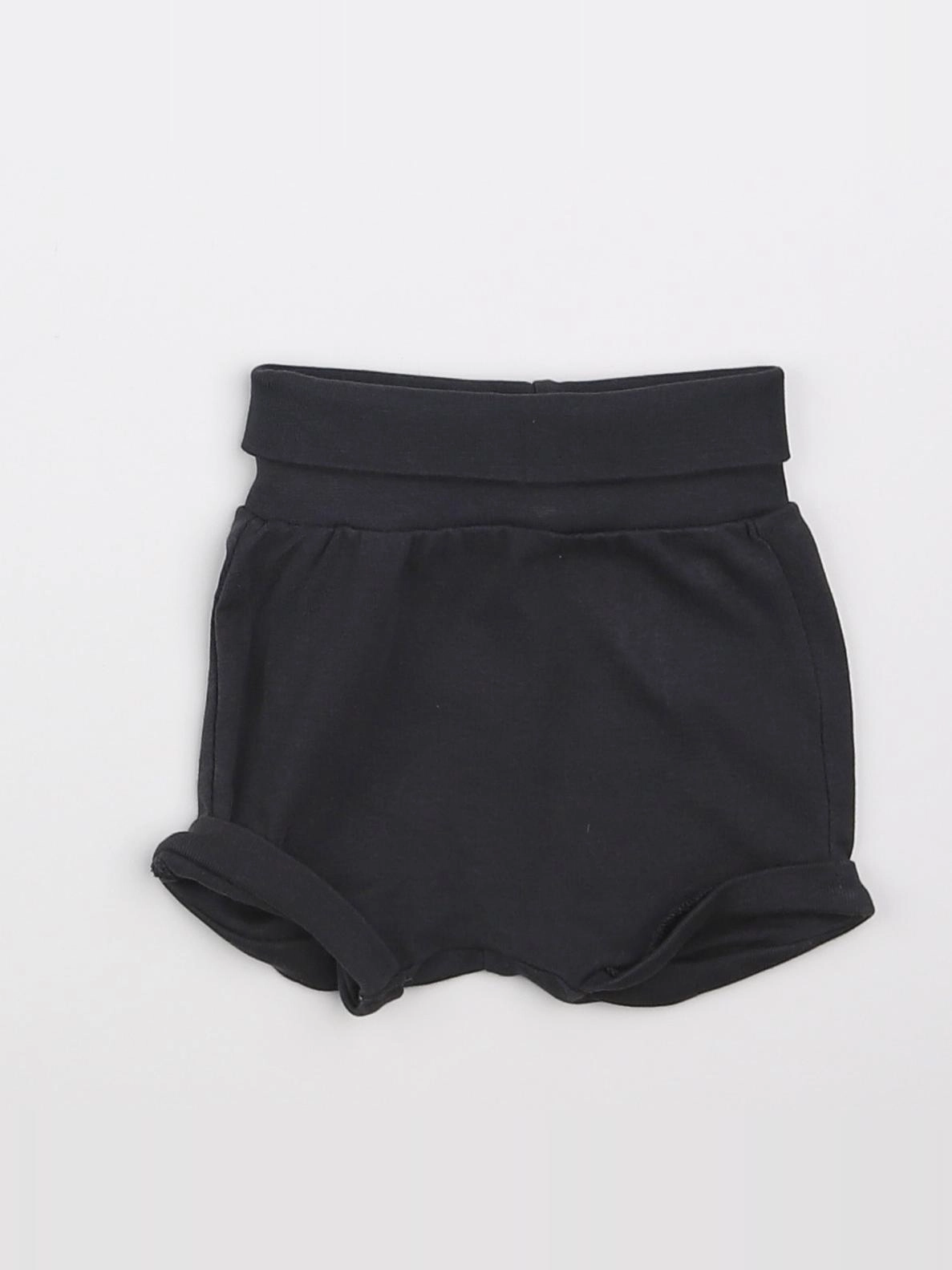 H&M - short gris - 3 mois