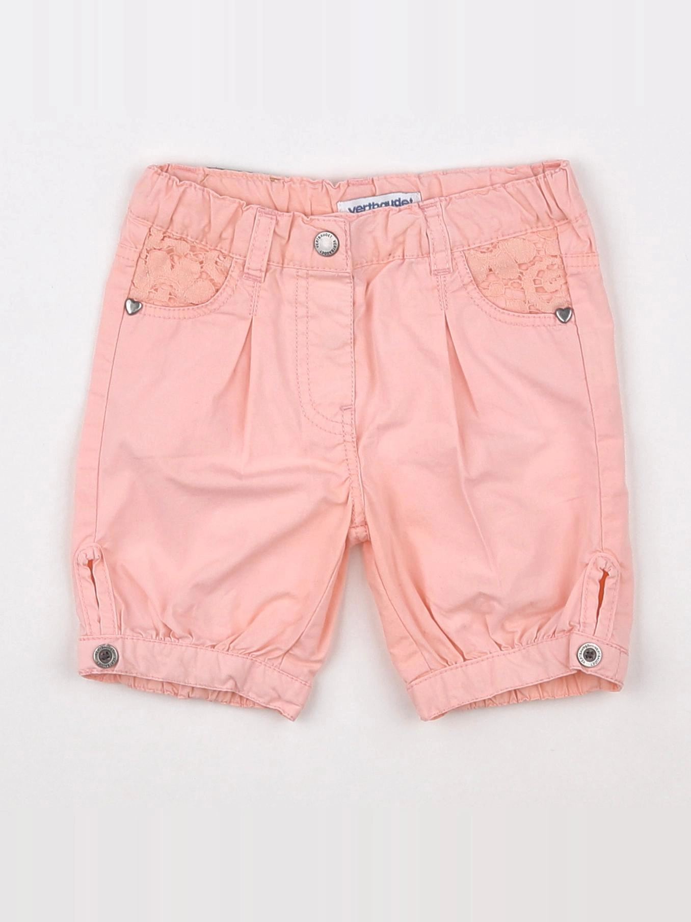 Vertbaudet - pantalon rose - 12 mois