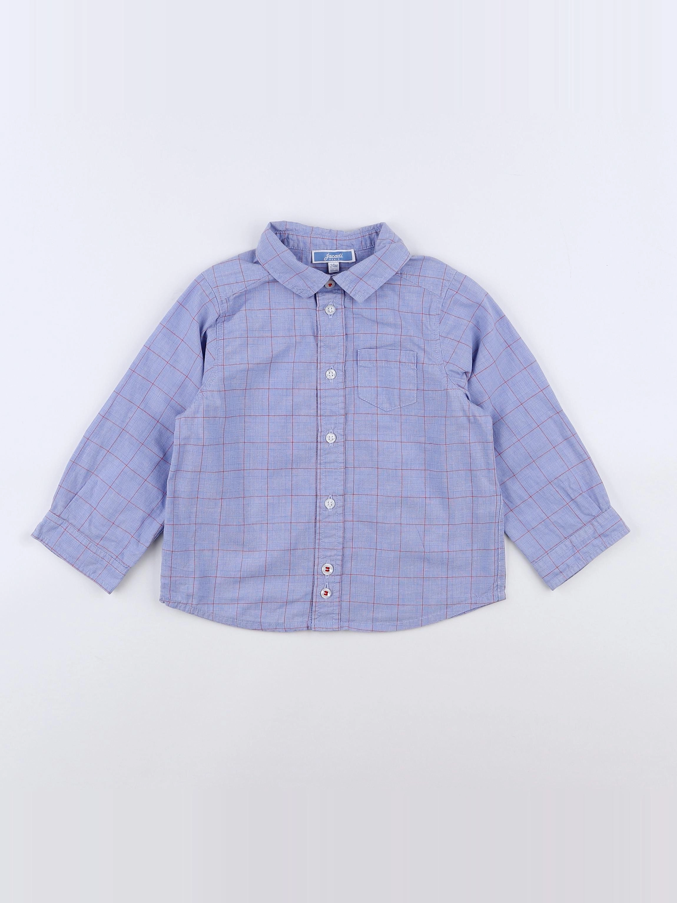 Jacadi - chemise bleu - 2 ans