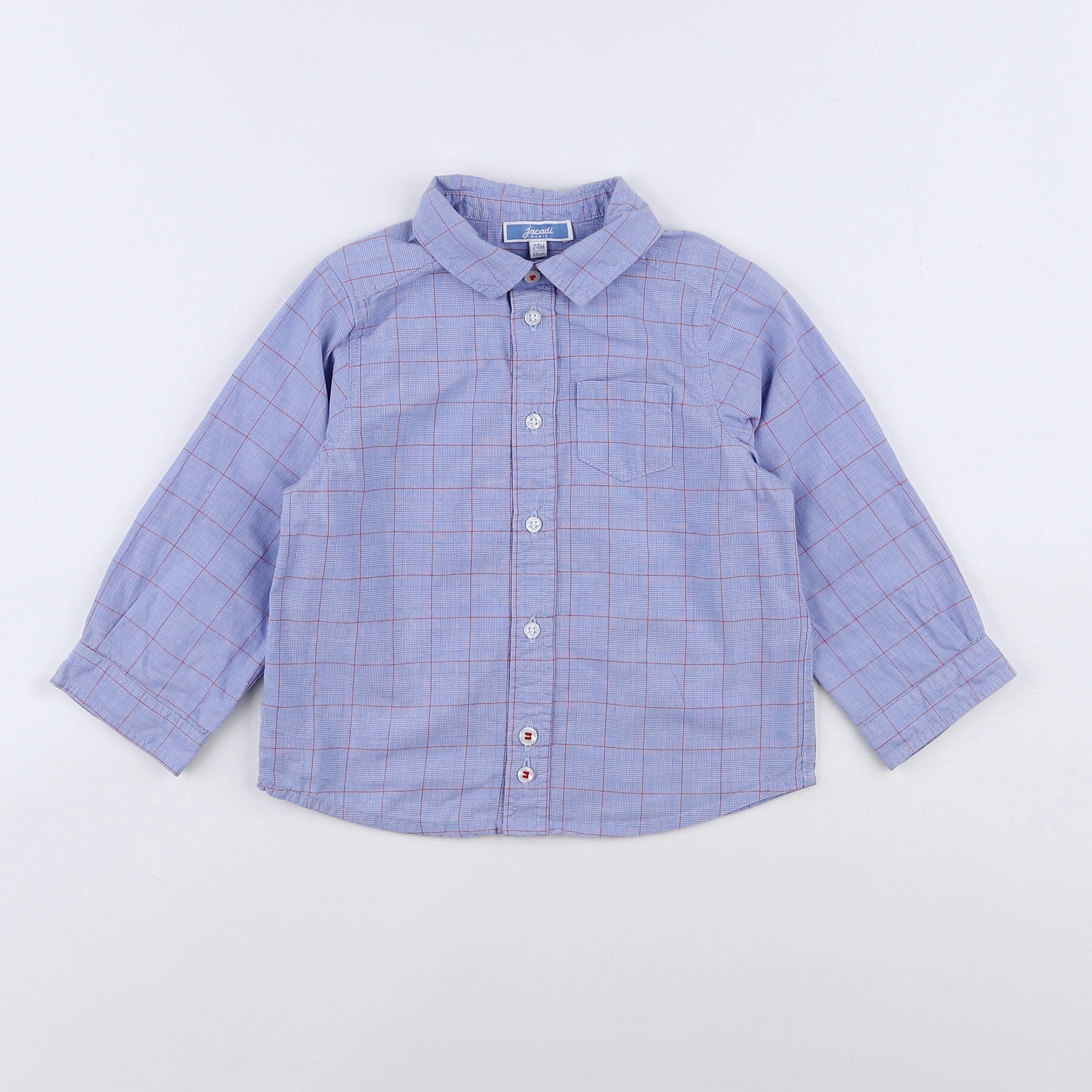 Jacadi - chemise bleu - 2 ans