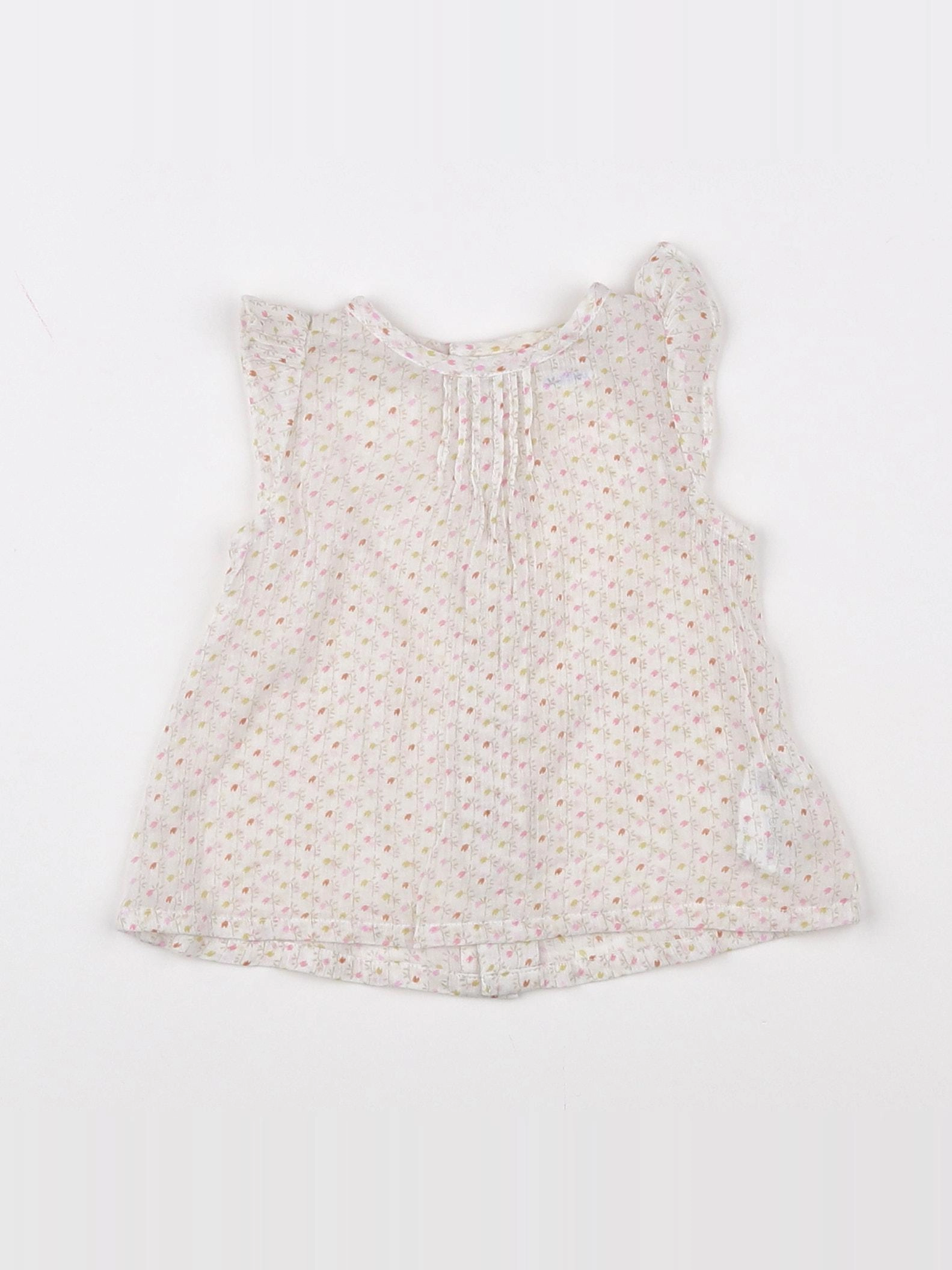 Boutchou - blouse multicolore - 3 mois