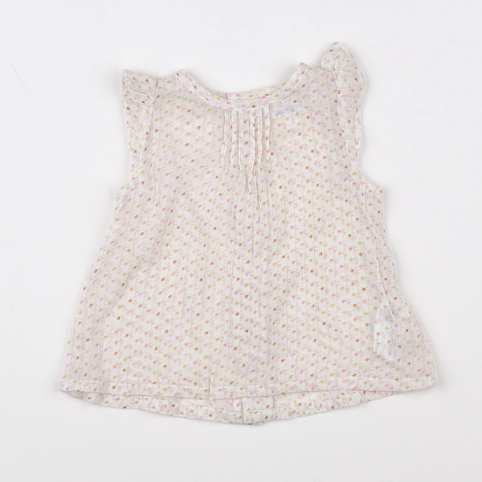 Boutchou - blouse multicolore - 3 mois