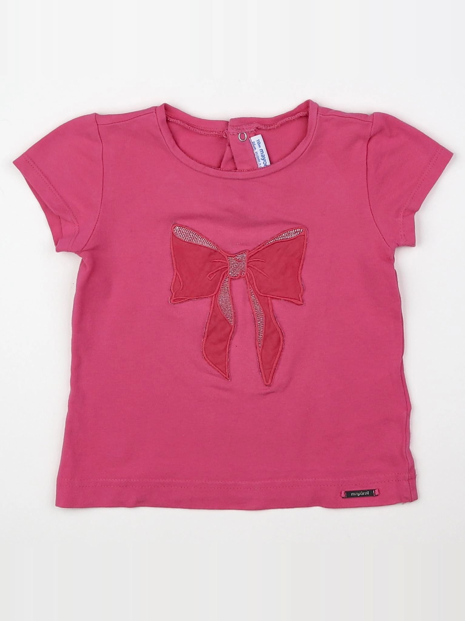 Mayoral - tee-shirt rose - 18 mois