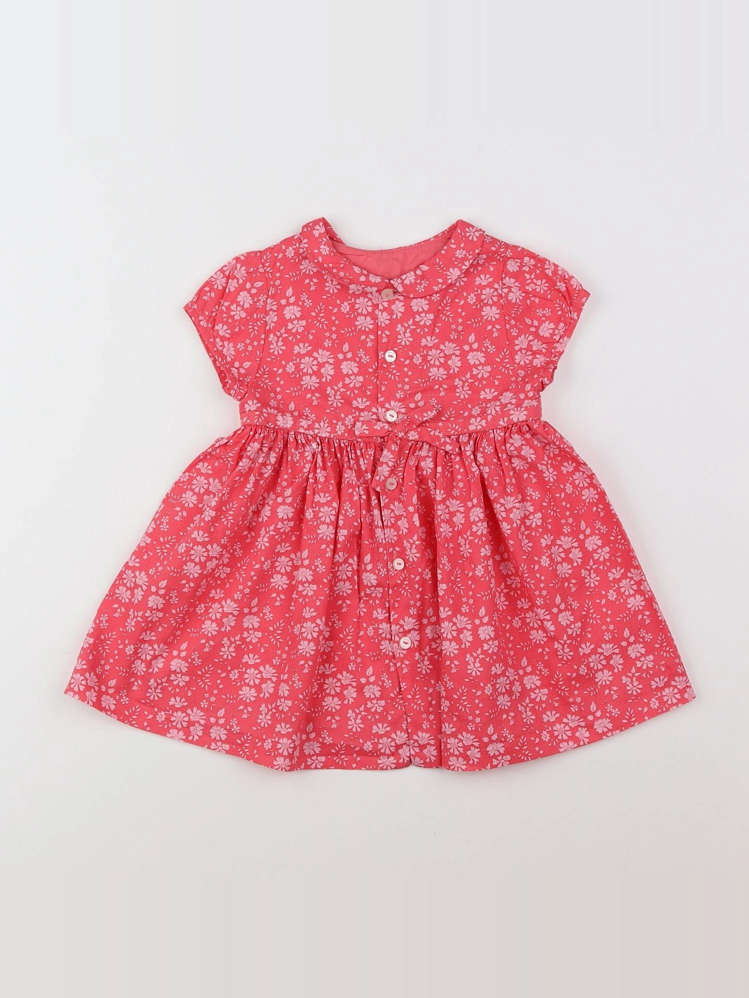 Jacadi - robe rose - 12 mois