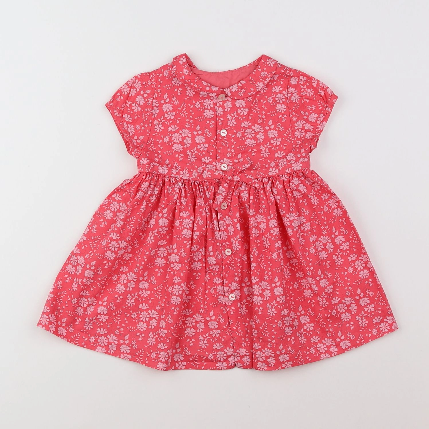 Jacadi - robe rose - 12 mois
