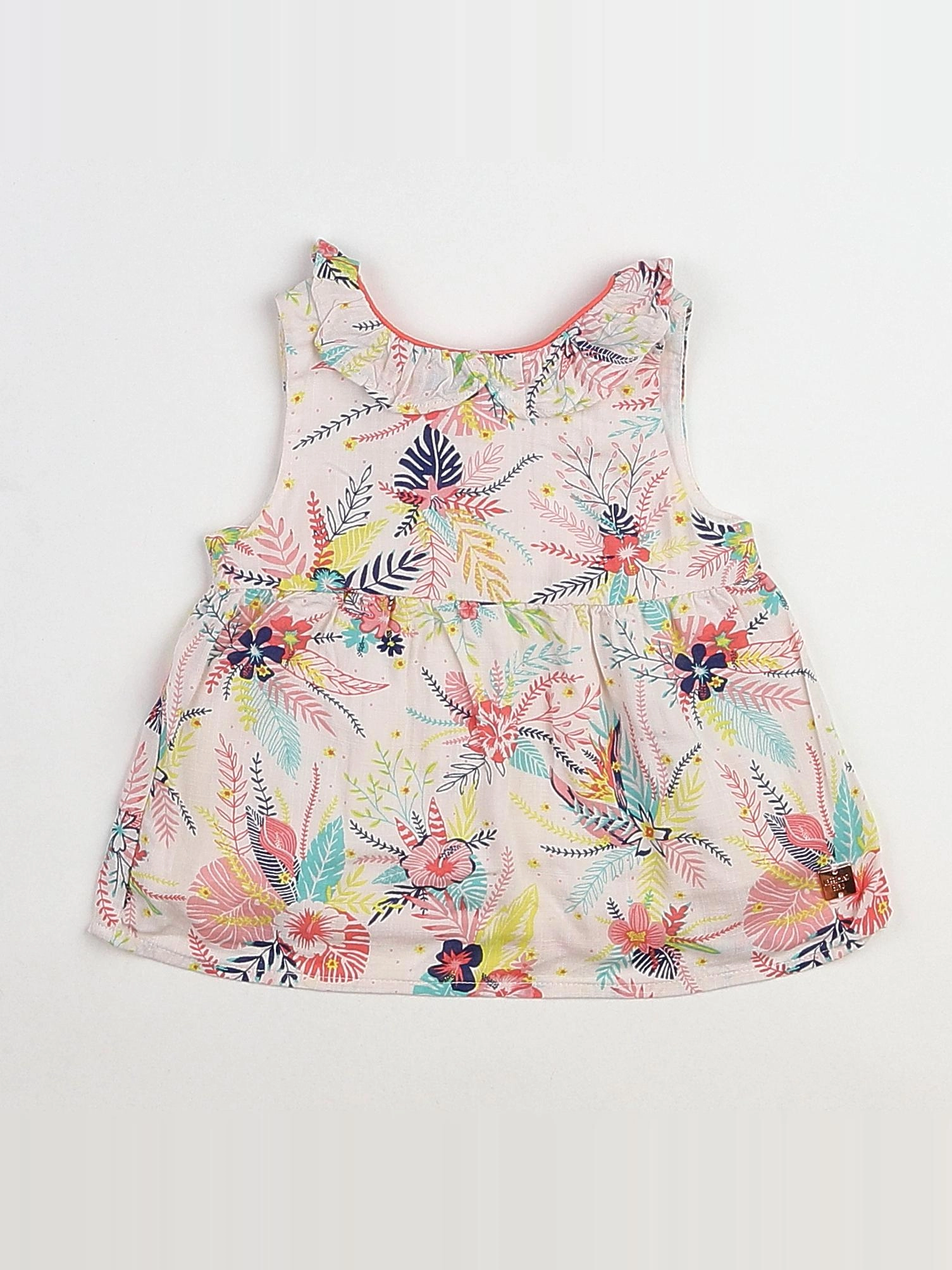 Carrément Beau - robe multicolore - 9 mois