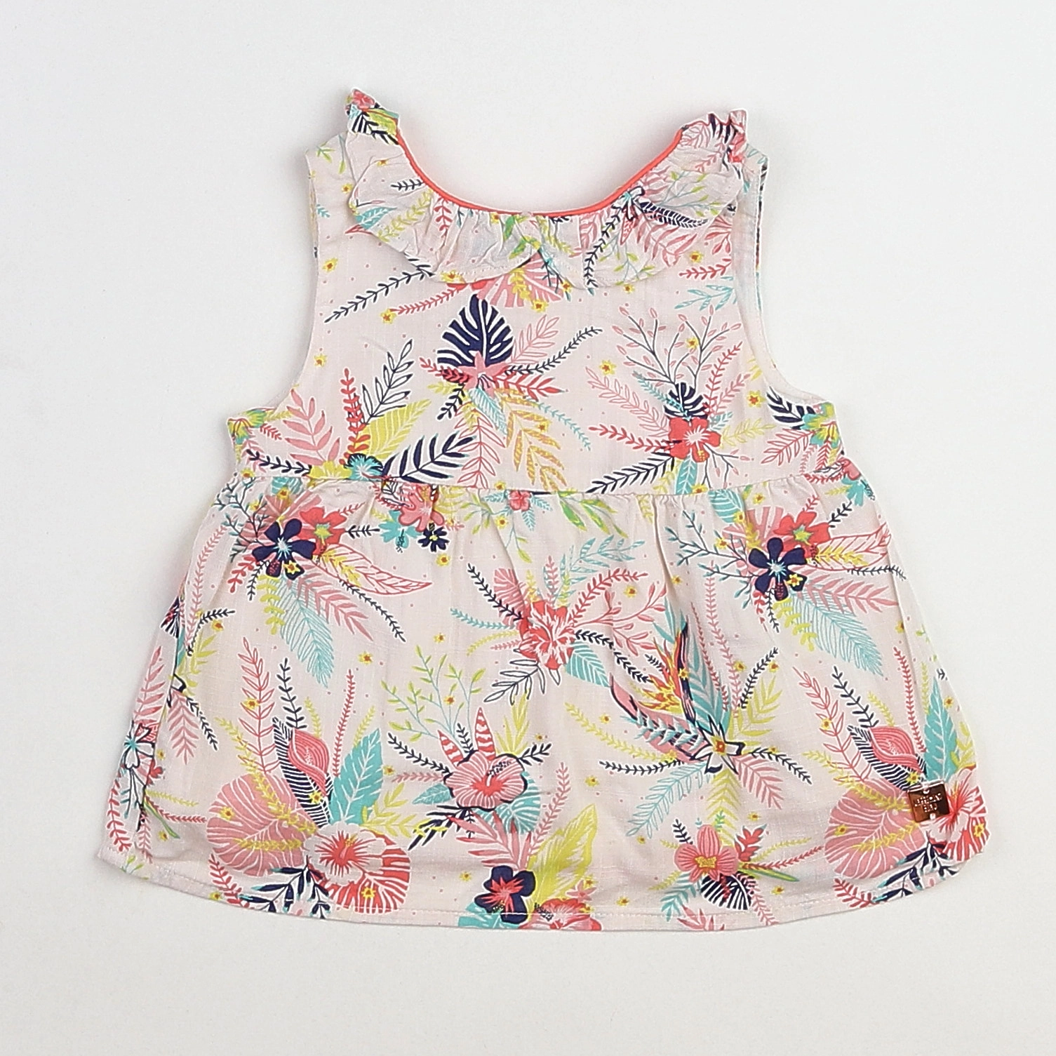 Carrément Beau - robe multicolore - 9 mois