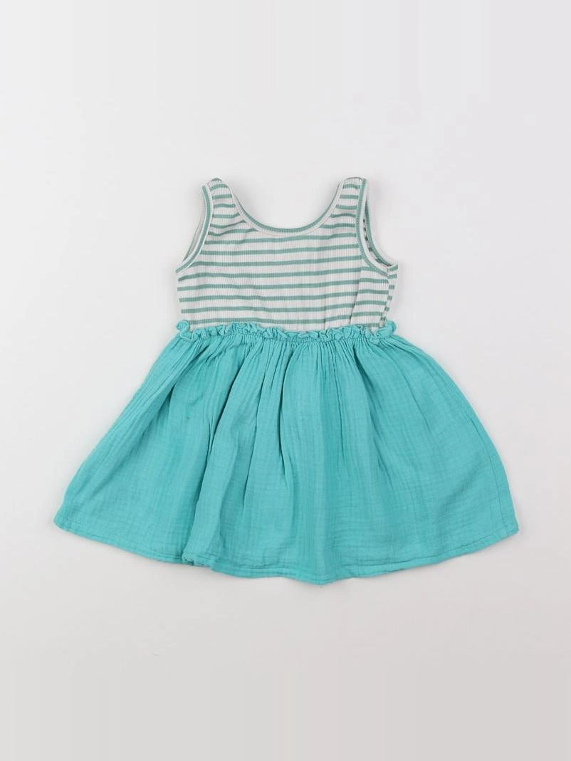 Zara - robe bleu - 9/12 mois