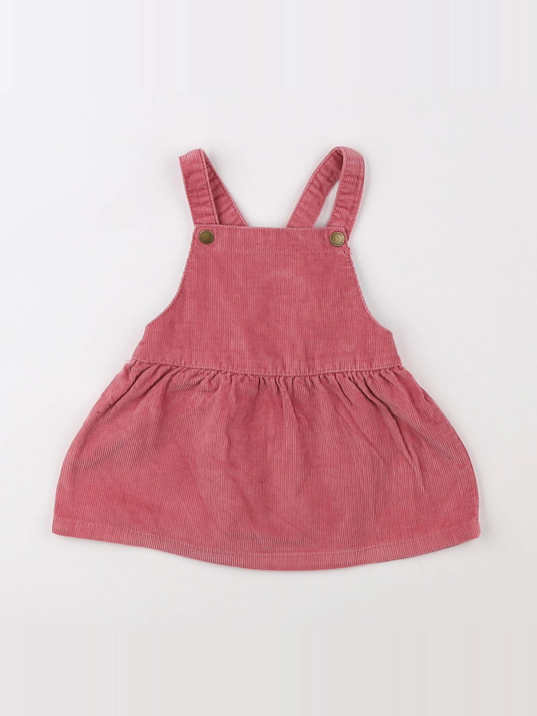 Vertbaudet - robe rose - 9 mois