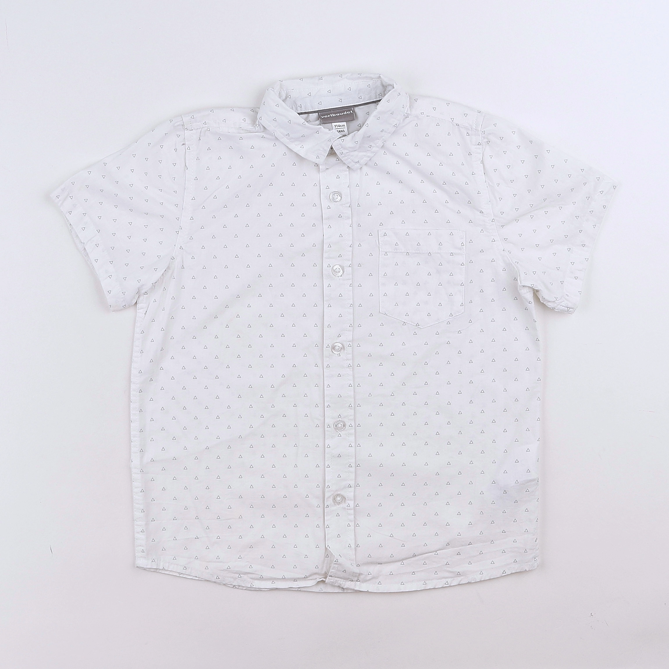 Vertbaudet - chemise blanc - 6 ans