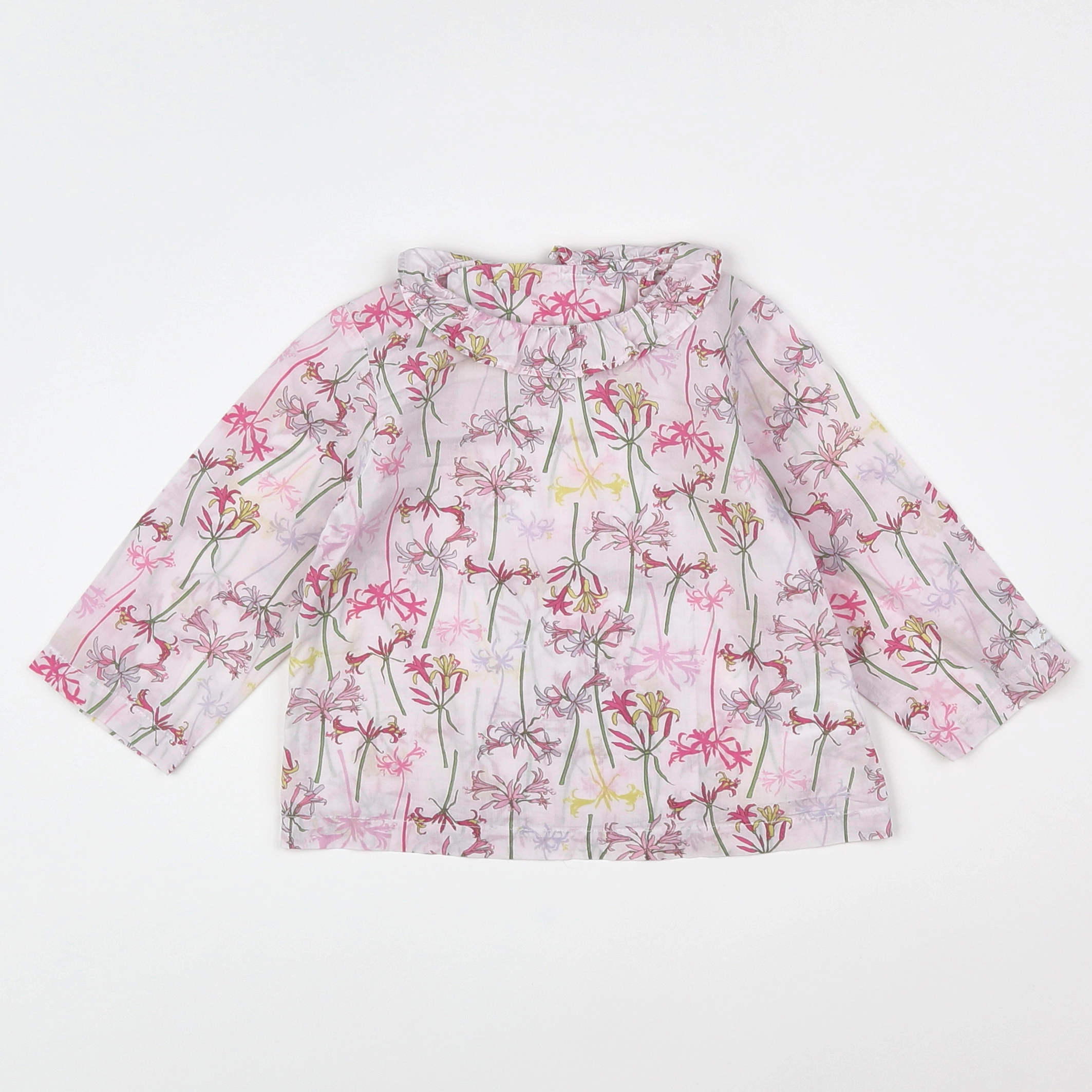 Jacadi - blouse rose - 12 mois