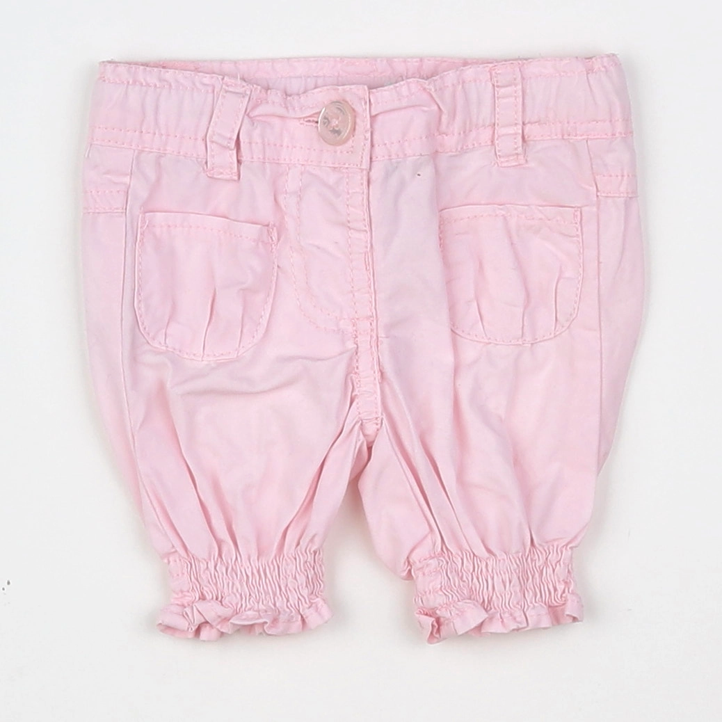 Tape à l'oeil - pantalon rose - 3 mois