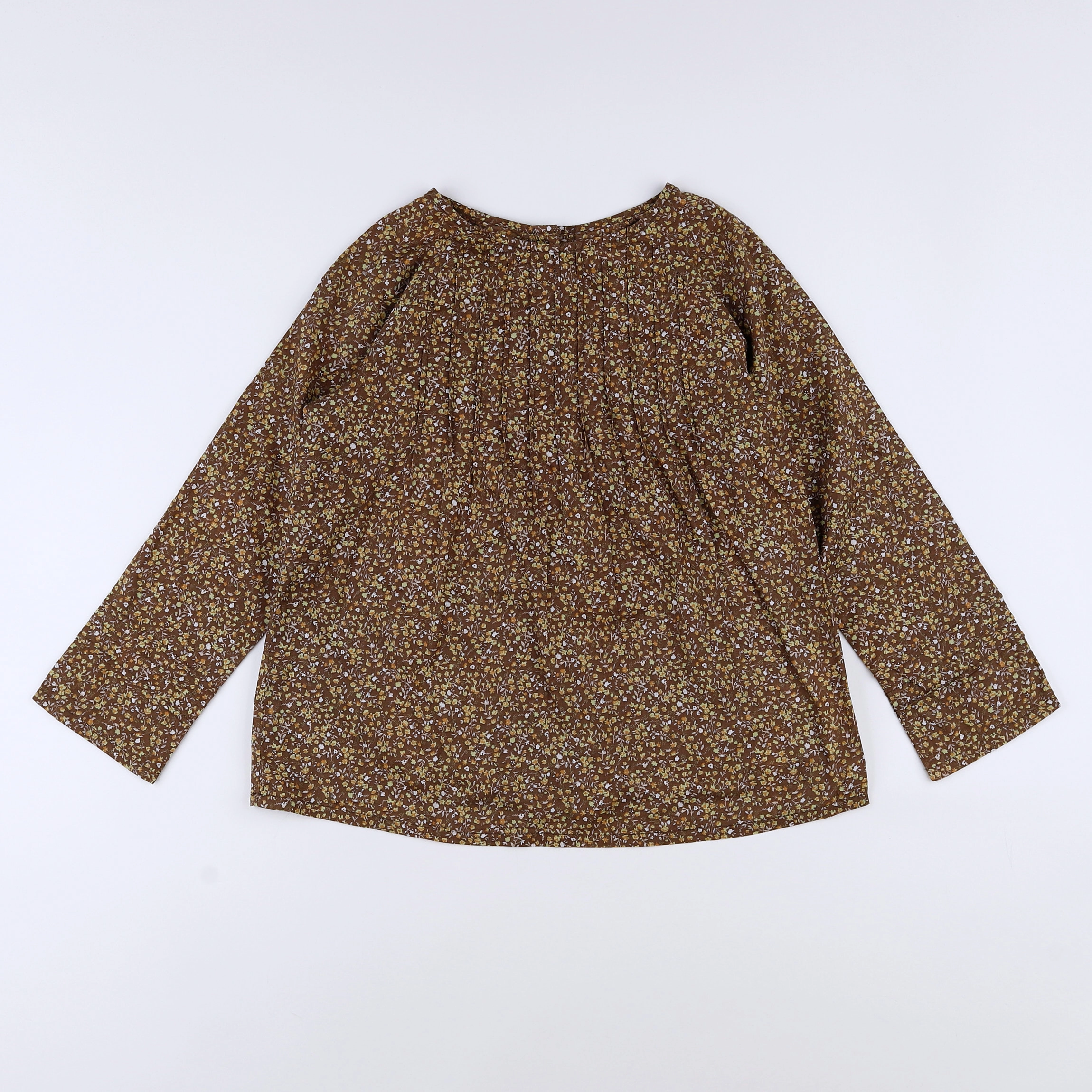 TroiZenfants - blouse marron - 8 ans