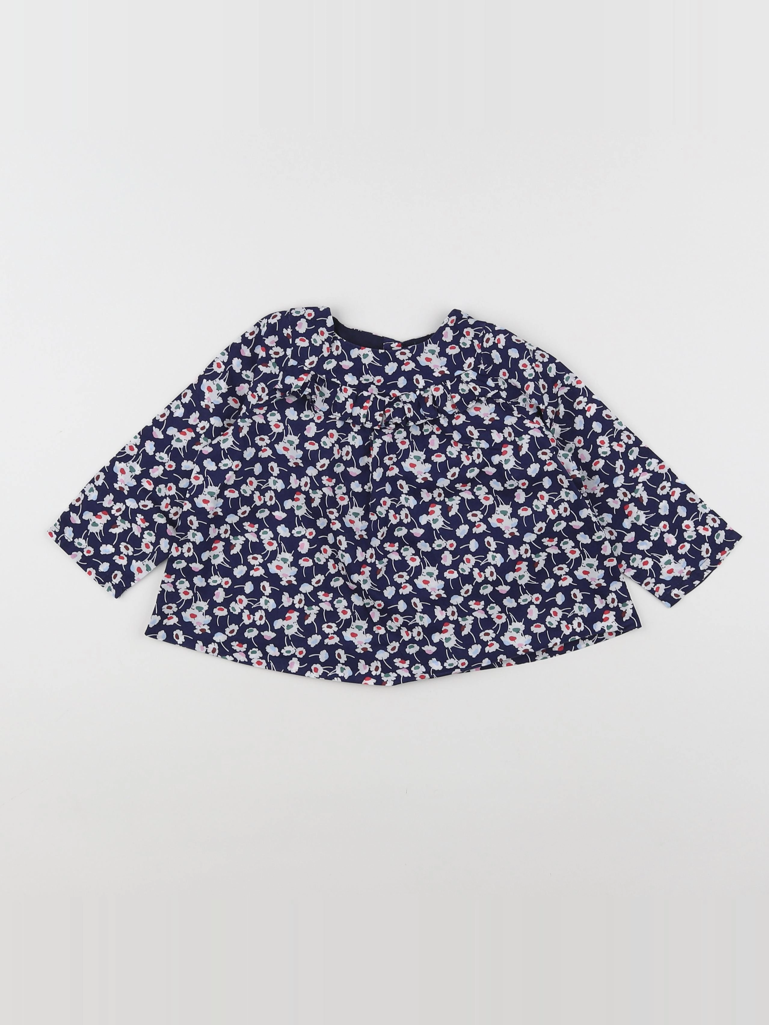 Jacadi - blouse bleu - 18 mois