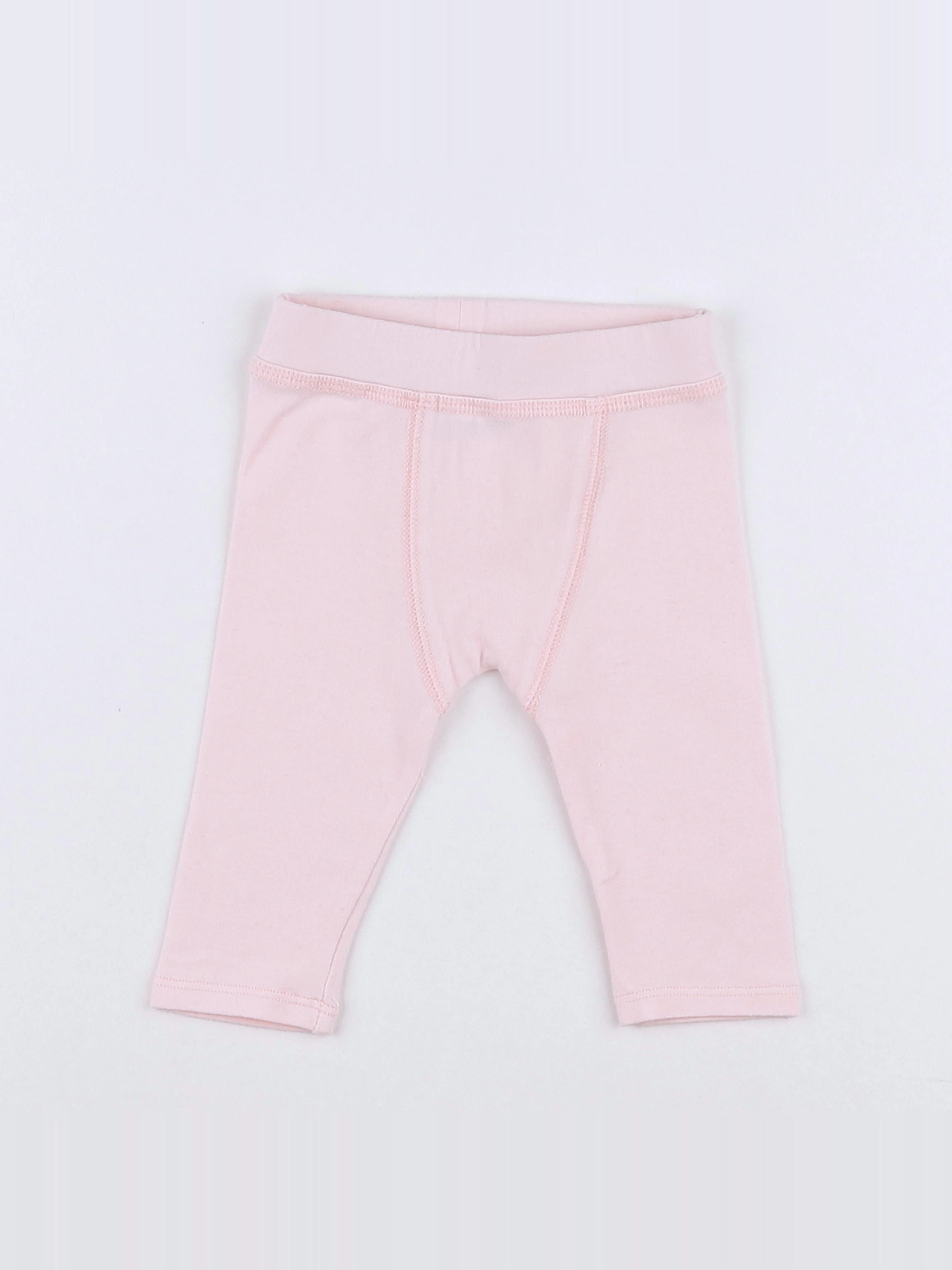 Vertbaudet - legging rose - 3 mois