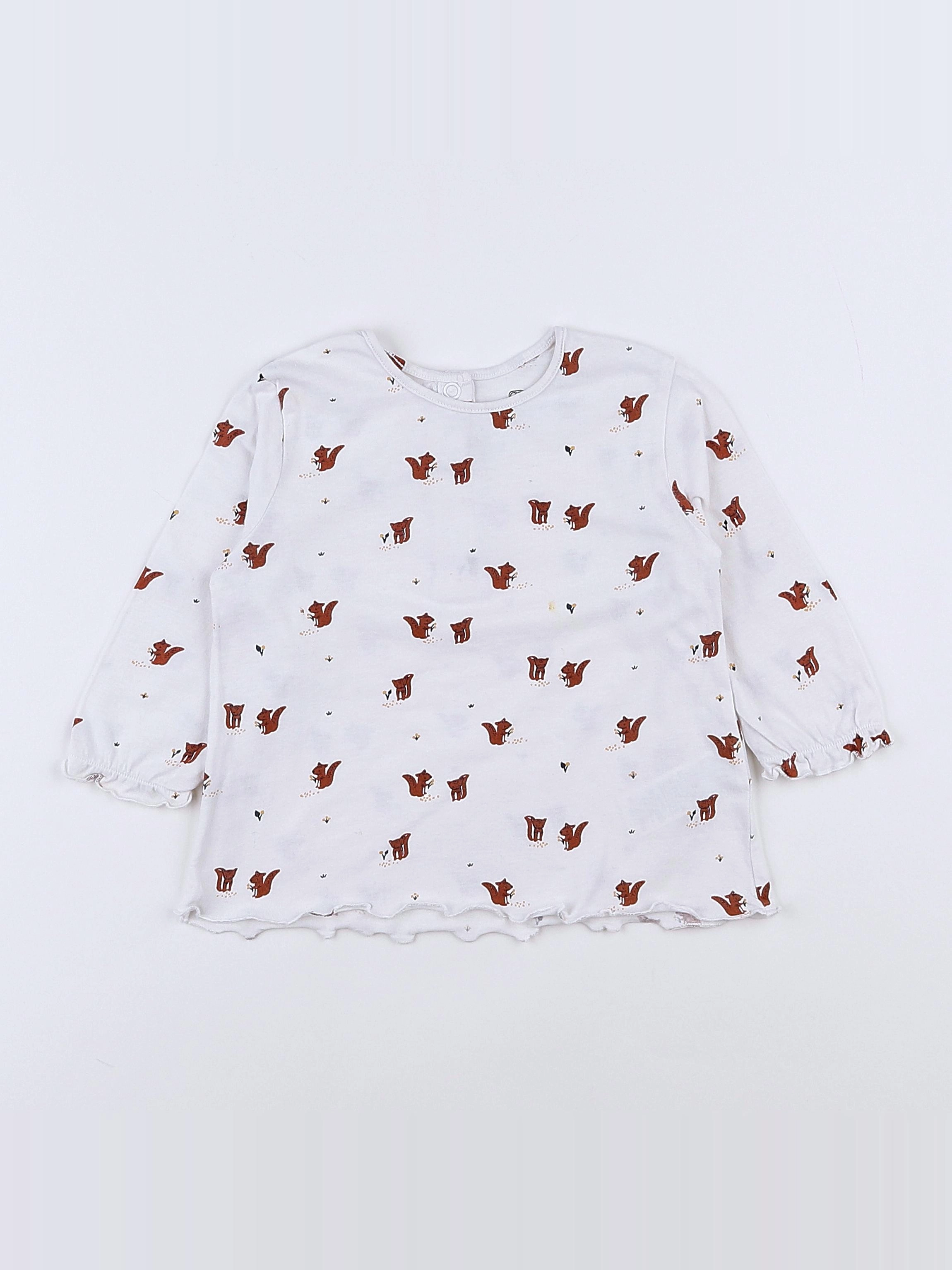 La Redoute - tee-shirt blanc - 12 mois