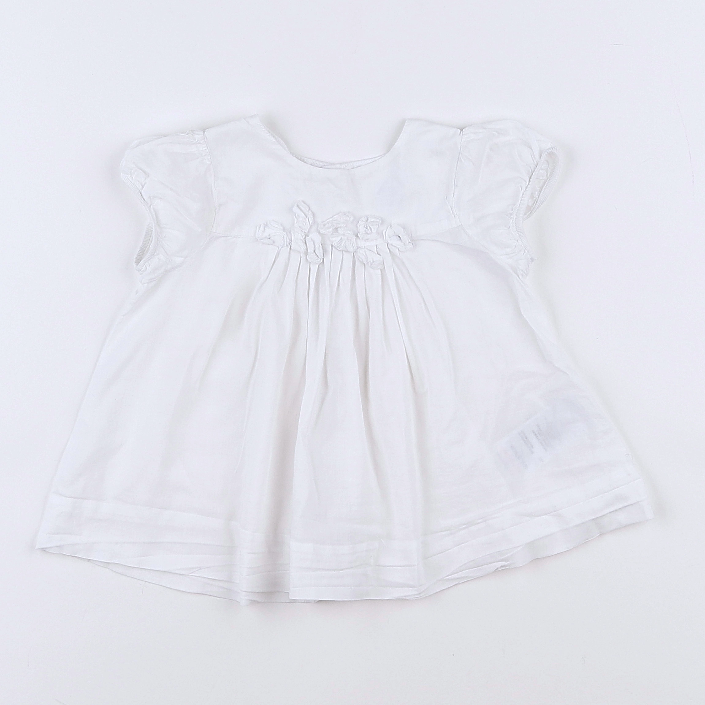 Jacadi - blouse blanc - 12 mois