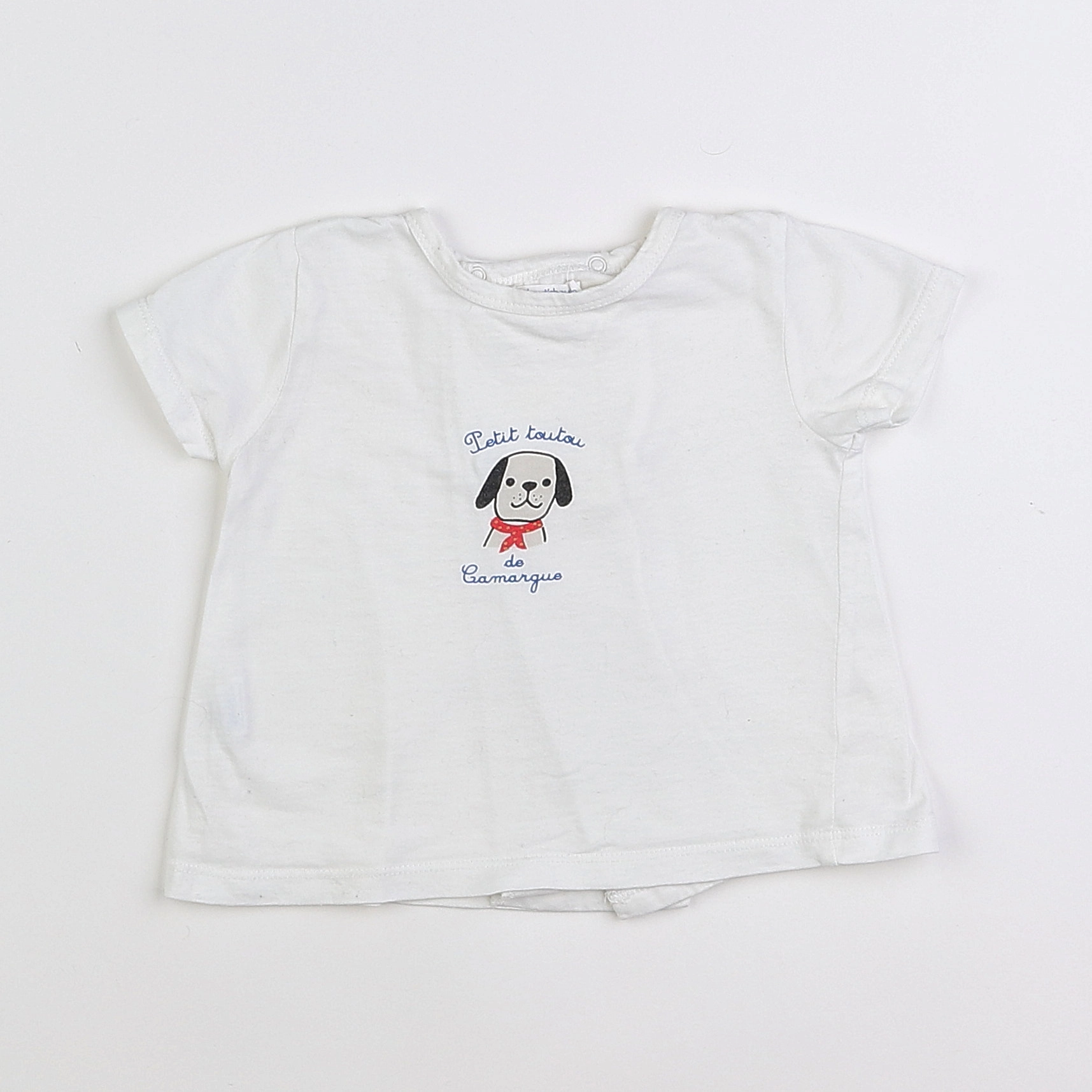 Boutchou - tee-shirt blanc - 9 mois