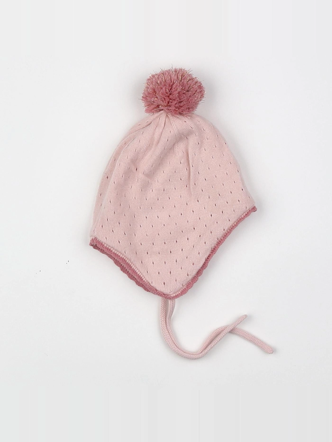 H&M - bonnet rose - 2/6 mois